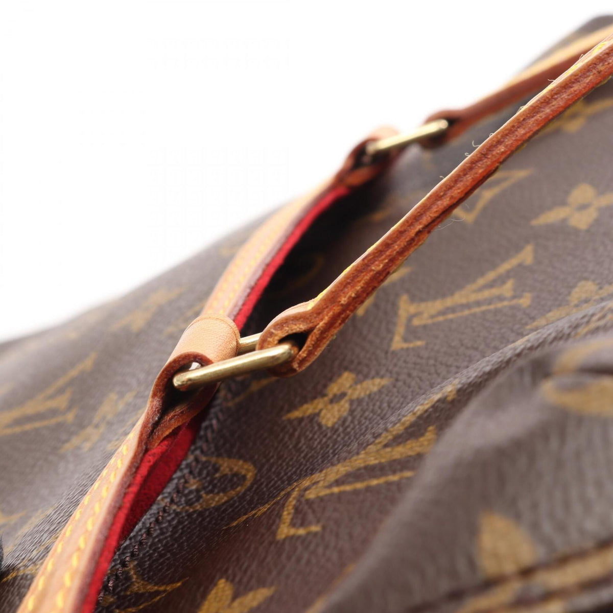 Louis Vuitton Brown Monogram Monogram Leather Handbag Shoulder Bag (Pre-Owned)