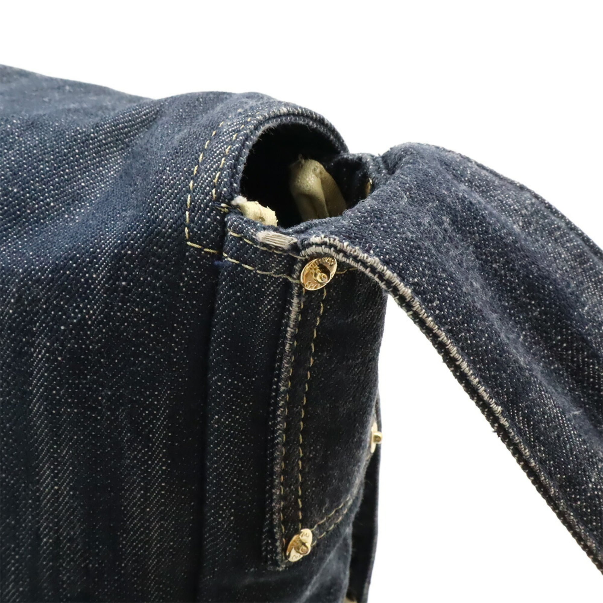 Chanel Denim Denim Shoulder Bag (Pre-Owned)