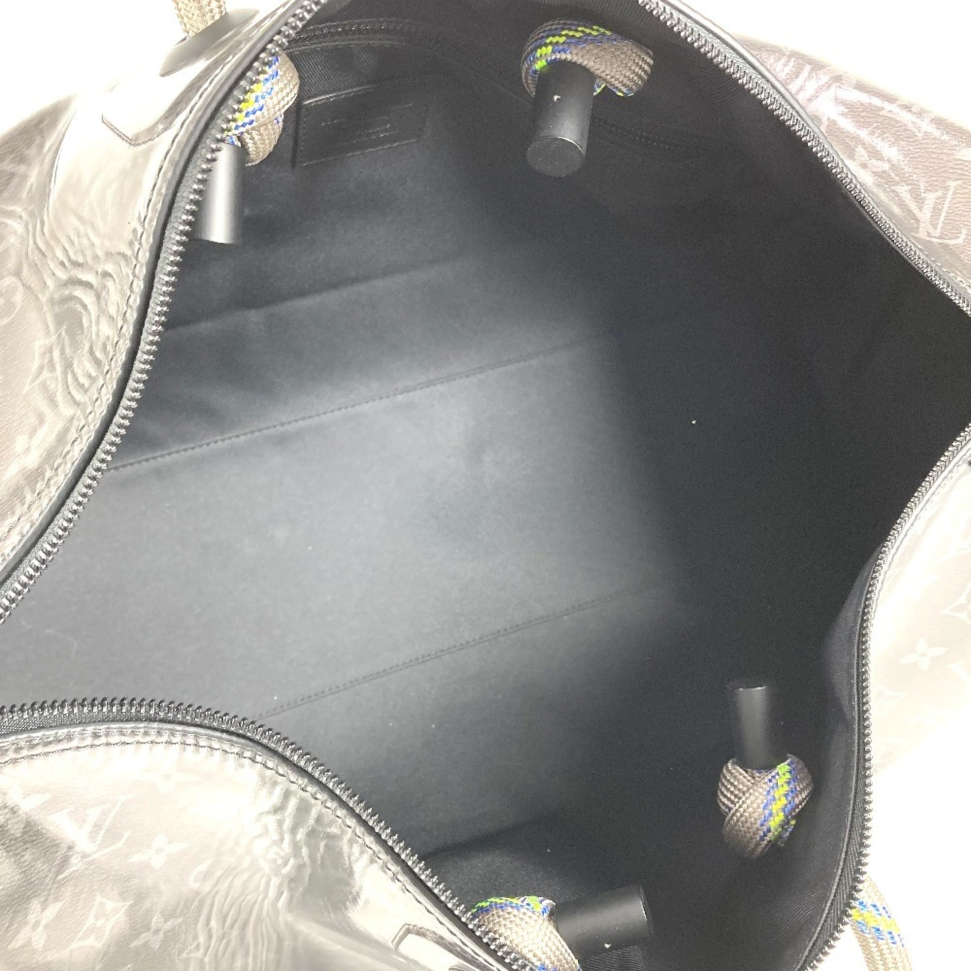 Louis Vuitton Monogram Eclipse Black Monogram Eclipse Boston Bag Shoulder Bag (Pre-Owned)