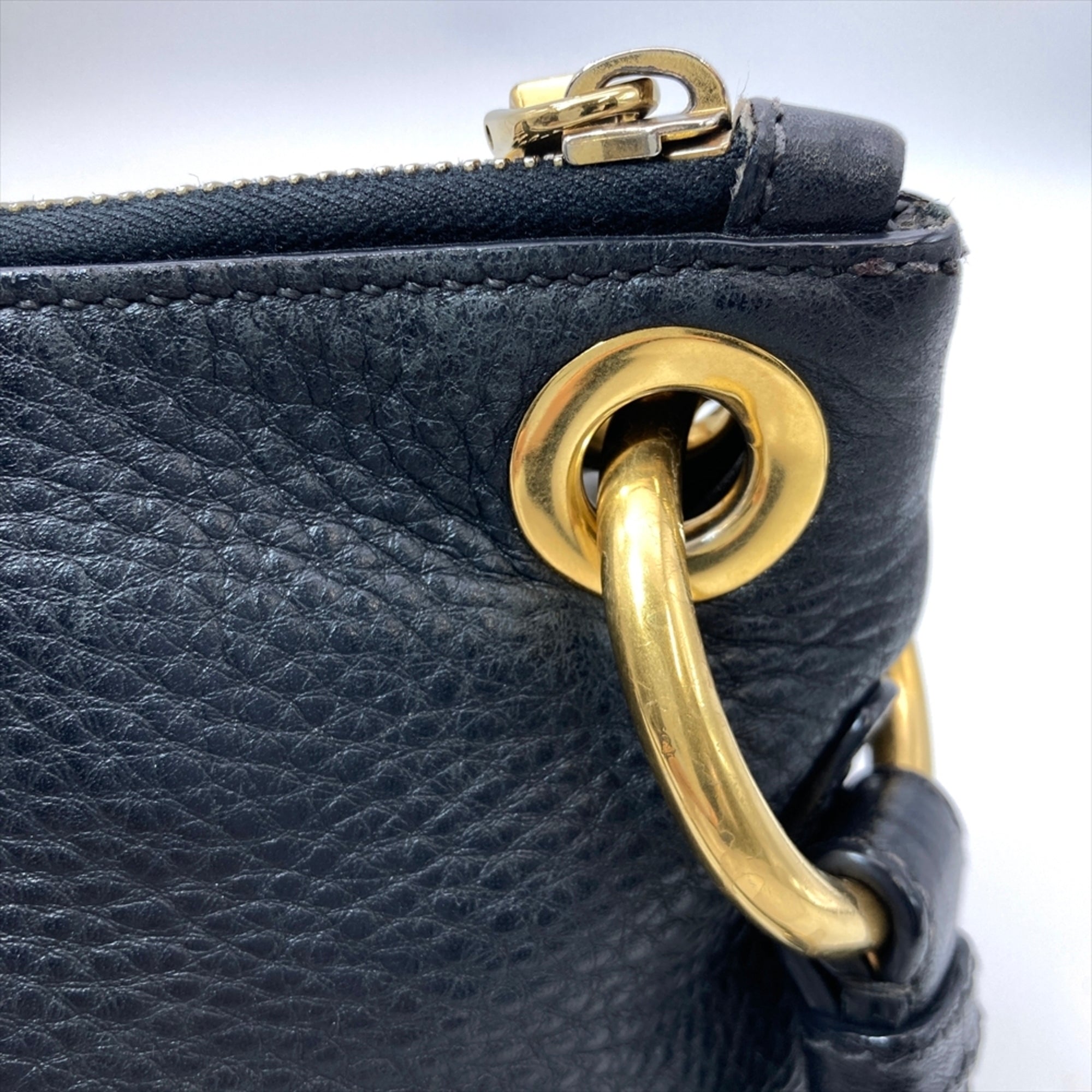 Prada Black Leather Shoulder Bag (Pre-Owned)