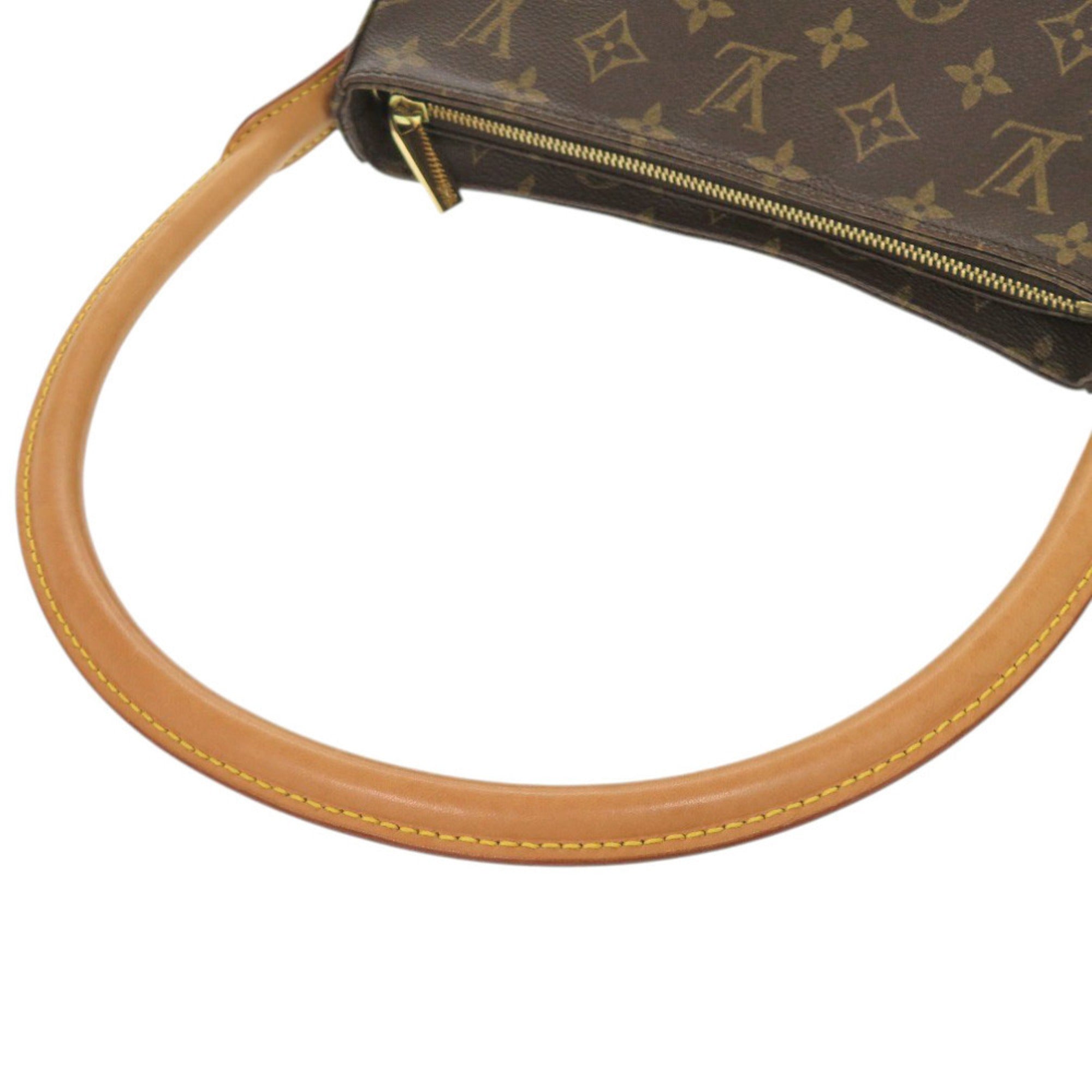Louis Vuitton Brown Monogram Canvas Shoulder Bag (Pre-Owned)