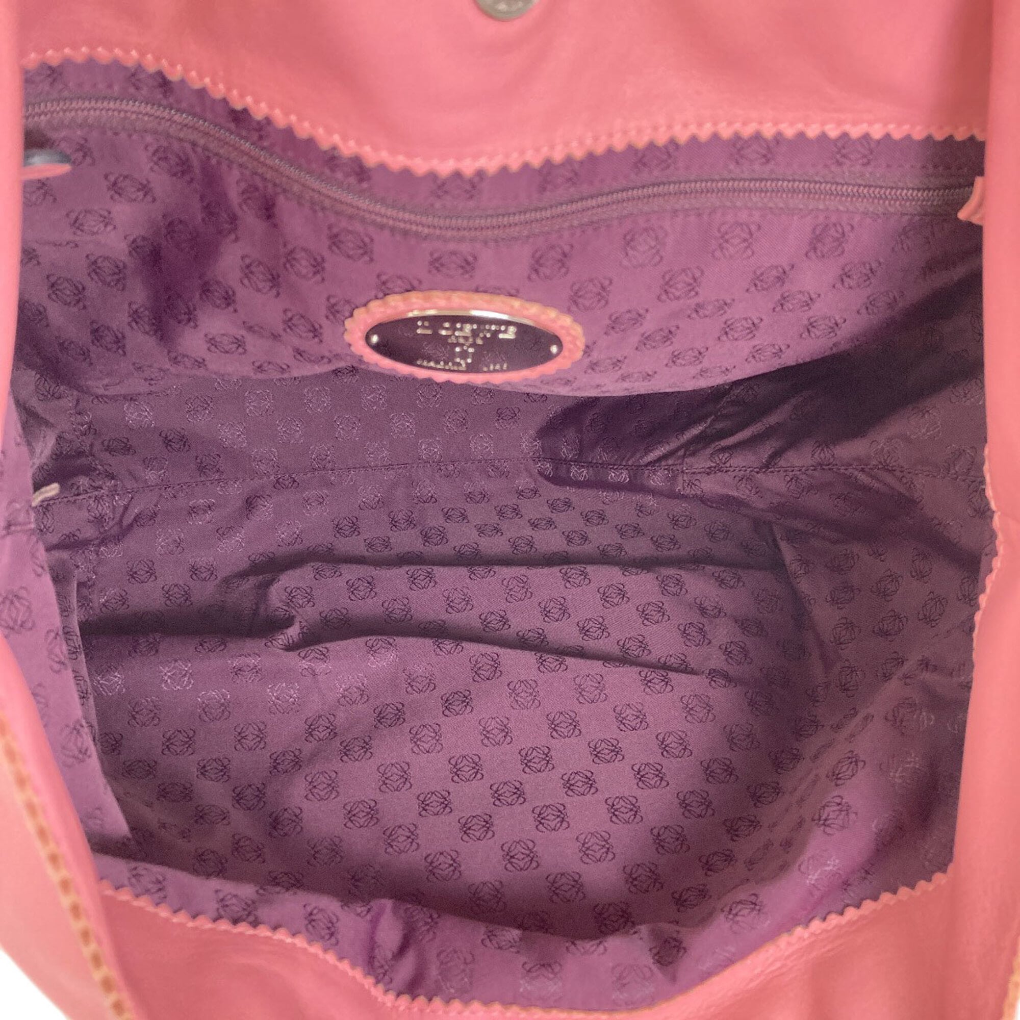 Loewe Pink Nappa Leather Tote Bag (Pre-Owned)