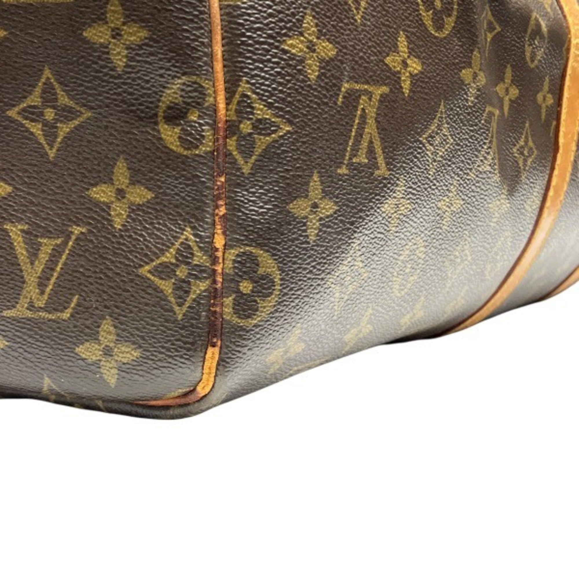 Louis Vuitton Brown Monogram Boston Bag Handbag (Pre-Owned)