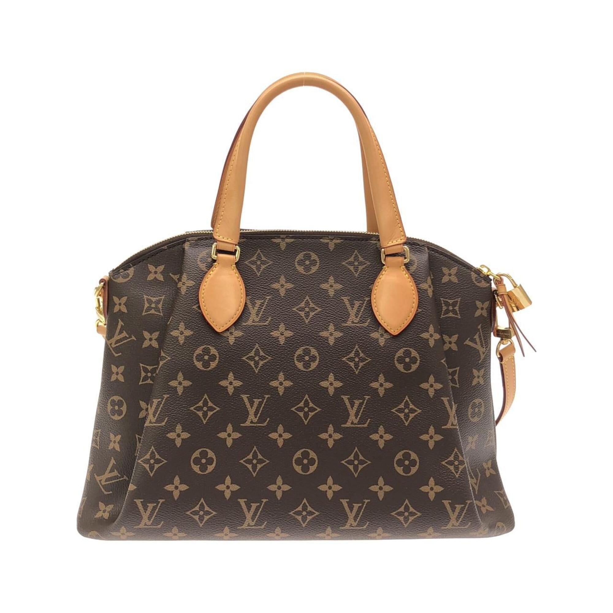 Louis Vuitton Marron Coated Canvas Handbag (Pre-Owned)