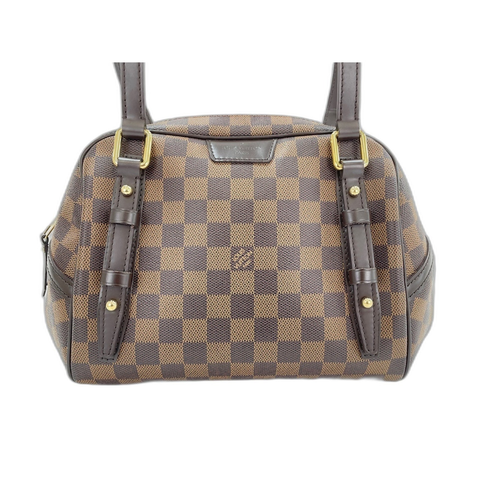 Louis Vuitton Brown Damier Canvas Handbag (Pre-Owned)