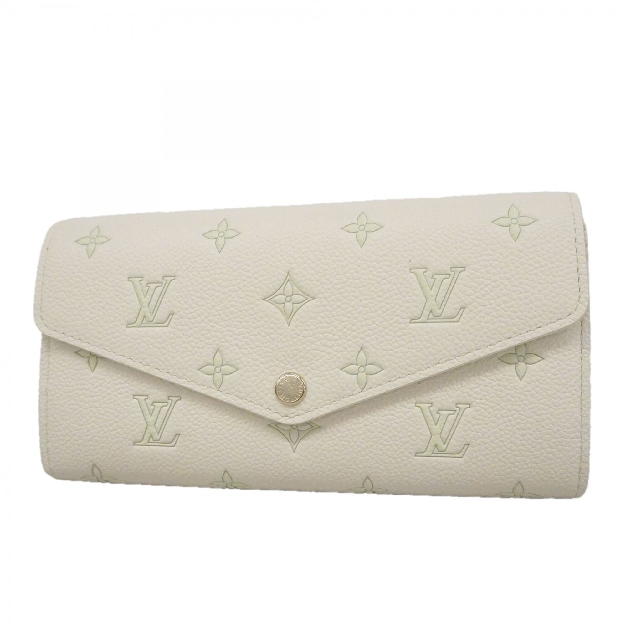 Louis Vuitton Green Long Wallet (Bi-Fold) (Pre-Owned)