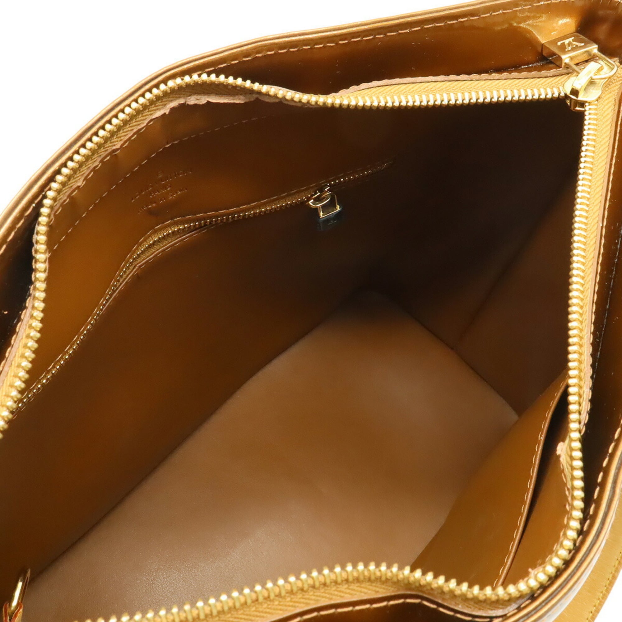 Louis Vuitton Monogram Vernis Bronze Shoulder Bag Tote Bag (Pre-Owned)