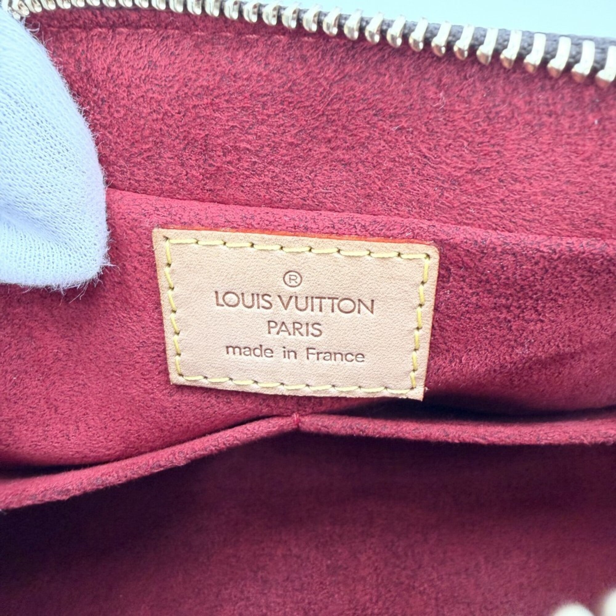 Louis Vuitton Brown Monogram Canvas Handbag Shoulder Bag (Pre-Owned)