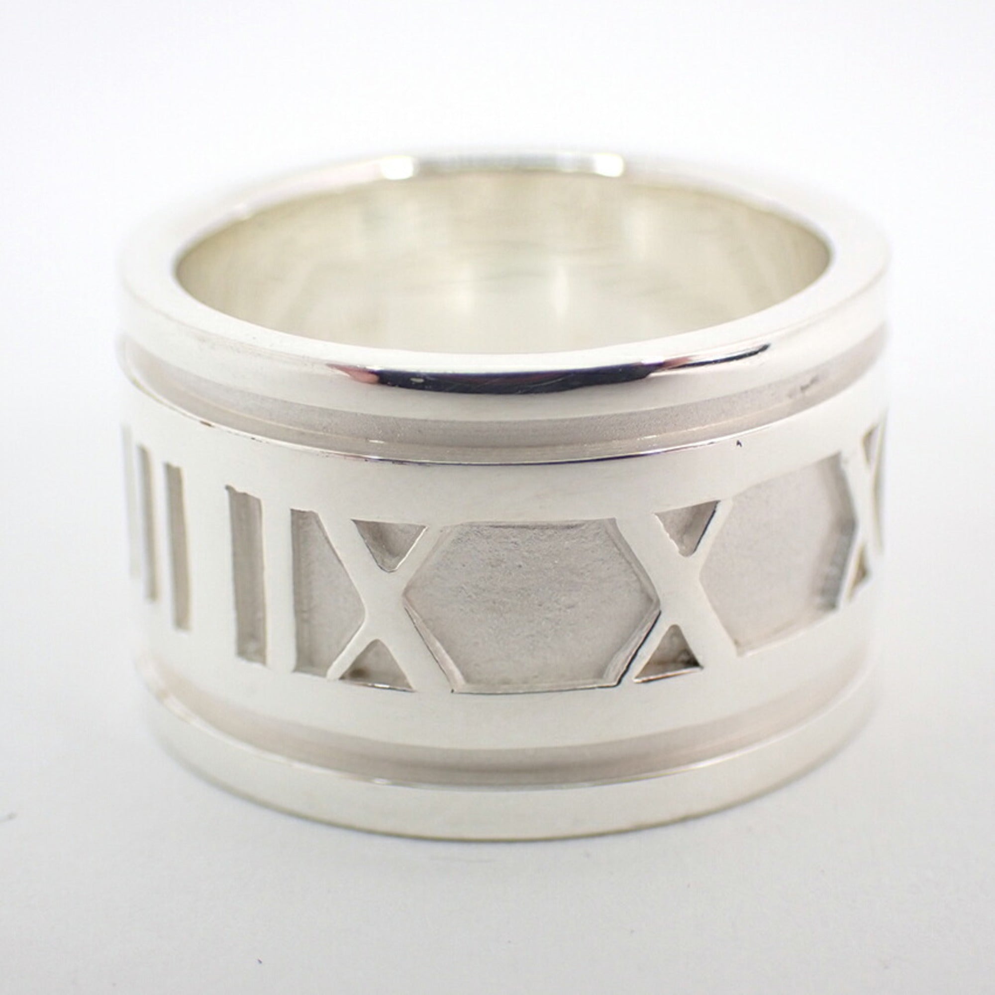 Tiffany Silver Sterling Silver 925 Band Ring (Pre-Owned)