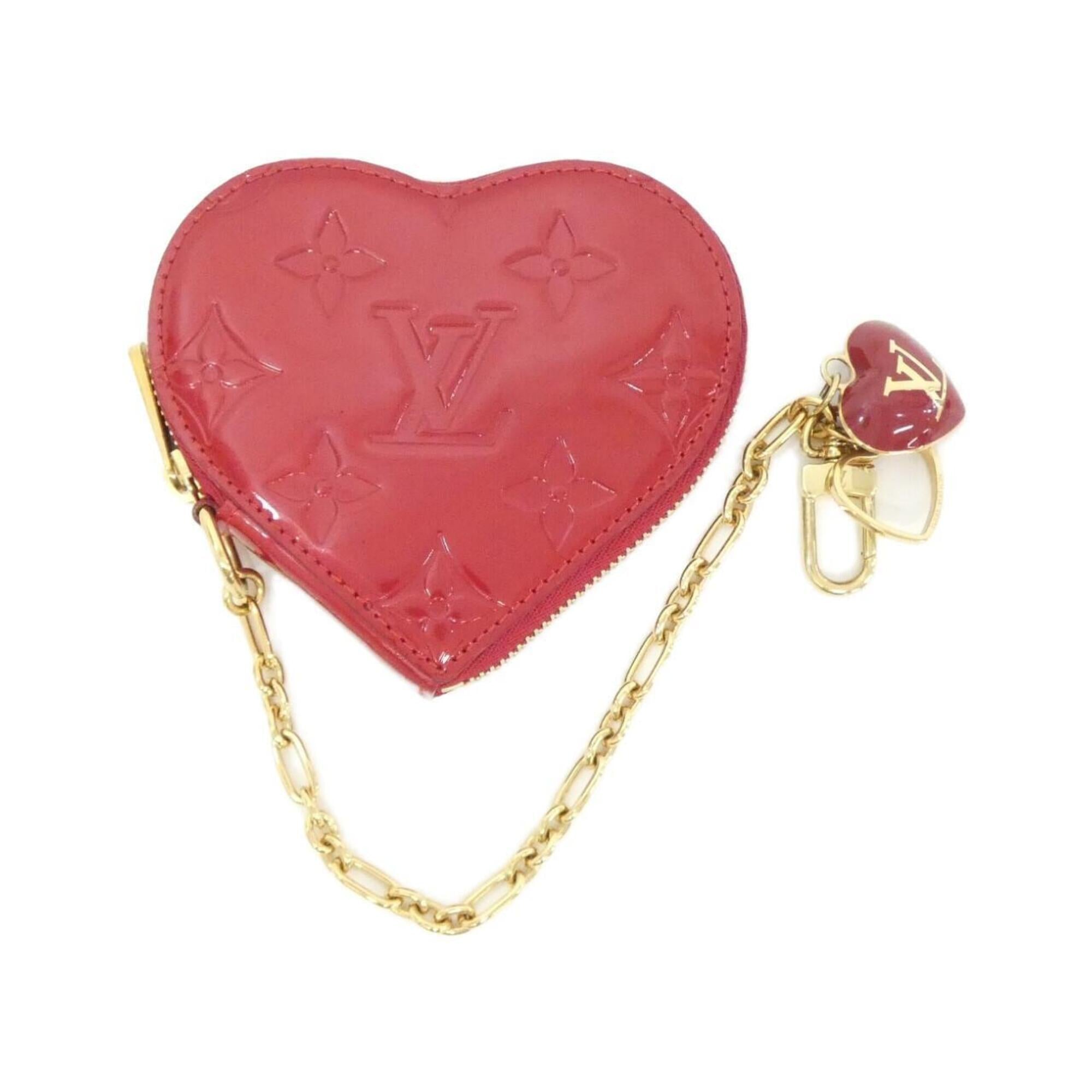 Louis Vuitton Pomme D'amour Red Color Leather Coin Purse/Coin Case (Pre-Owned)