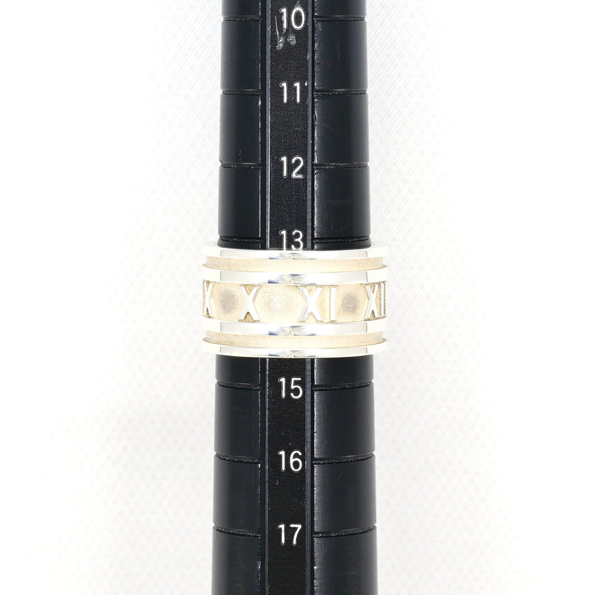 Tiffany Atlas Silver 925 Band Ring (Pre-Owned)