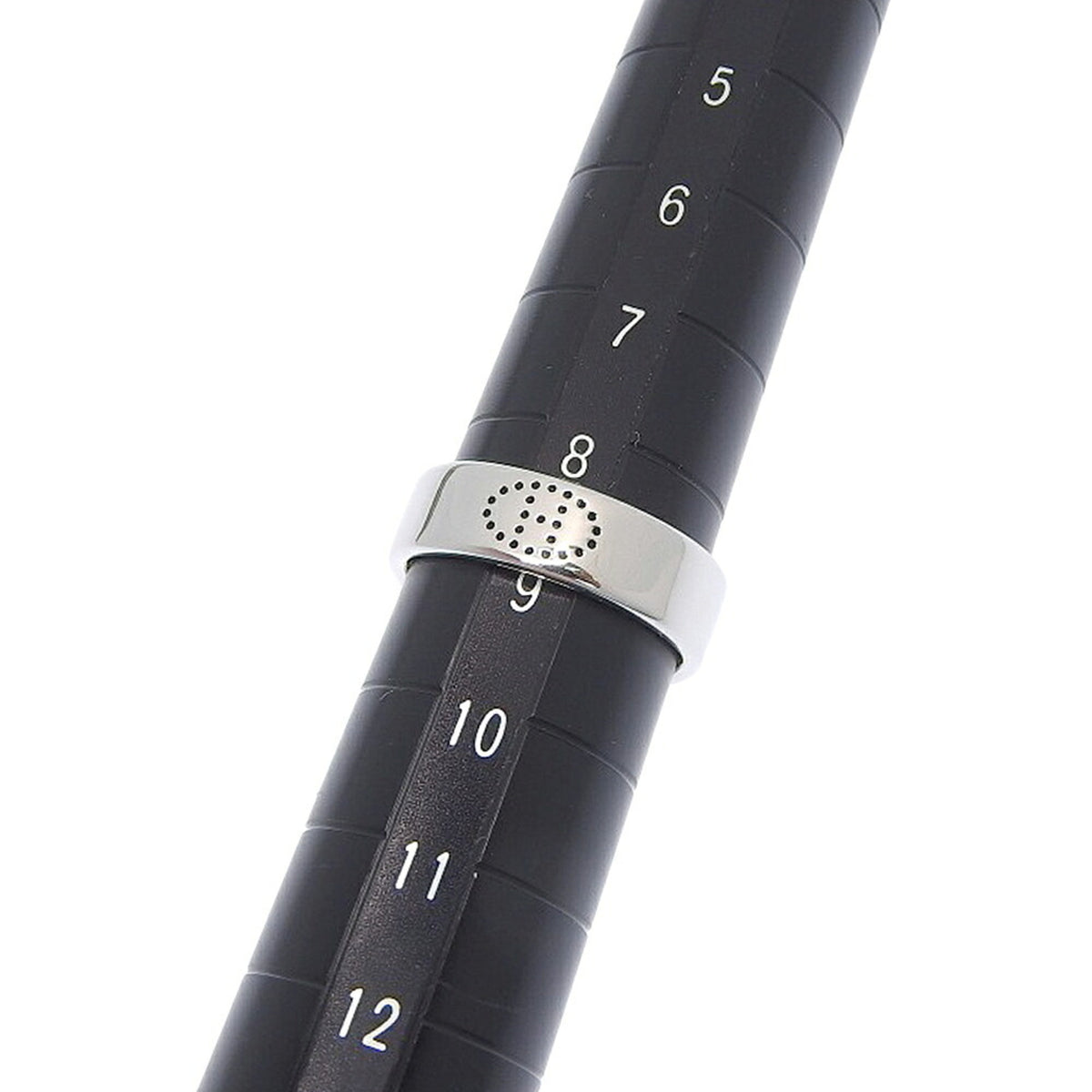 Hermes White Gold White Gold (18K) Band Ring (Pre-Owned)