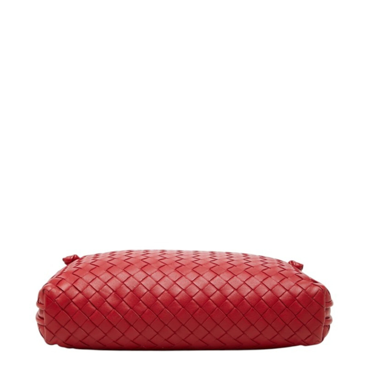 Bottega Veneta Red Color Leather Shoulder Bag (Pre-Owned)