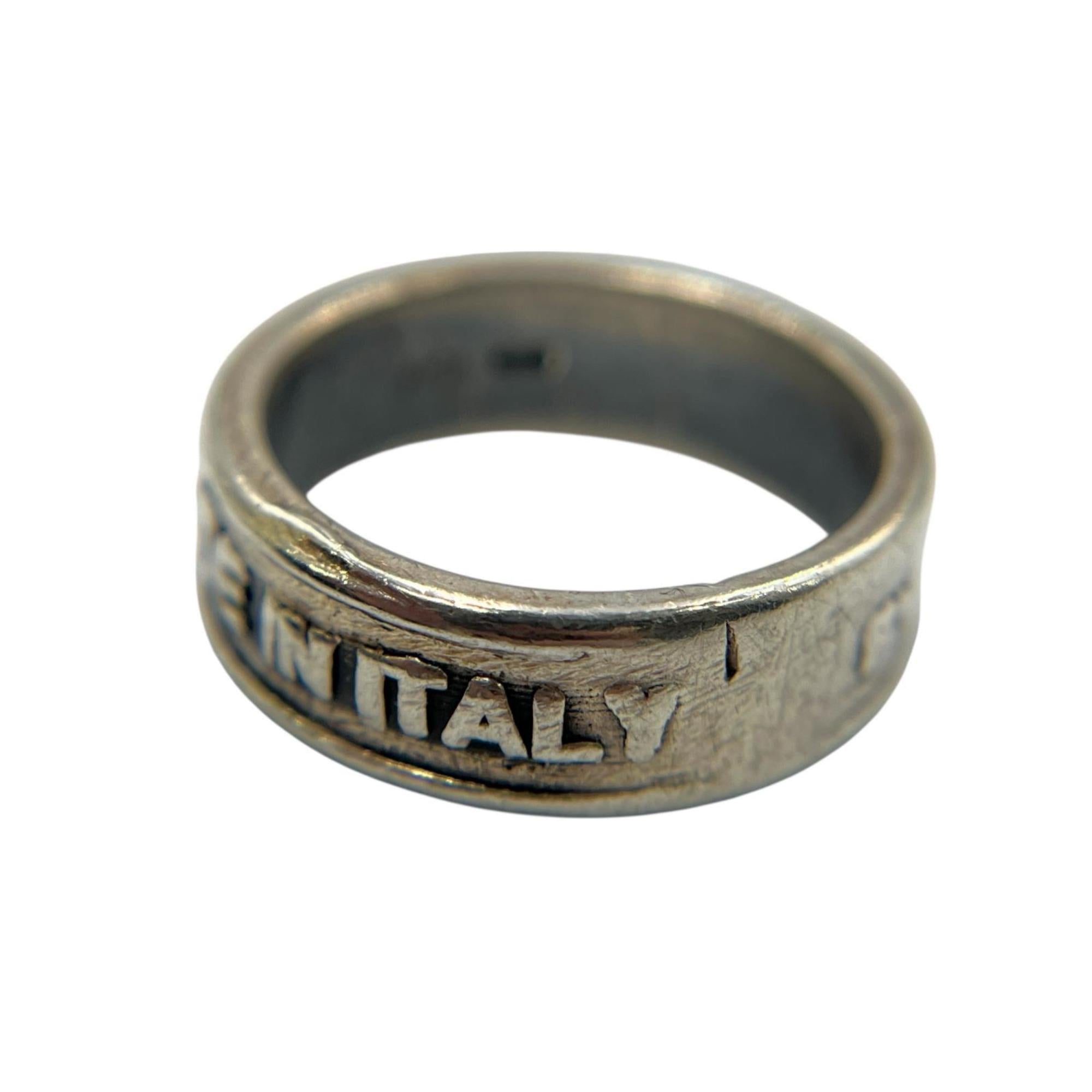 Gucci Silver Silver 925 Band Ring (Pre-Owned)