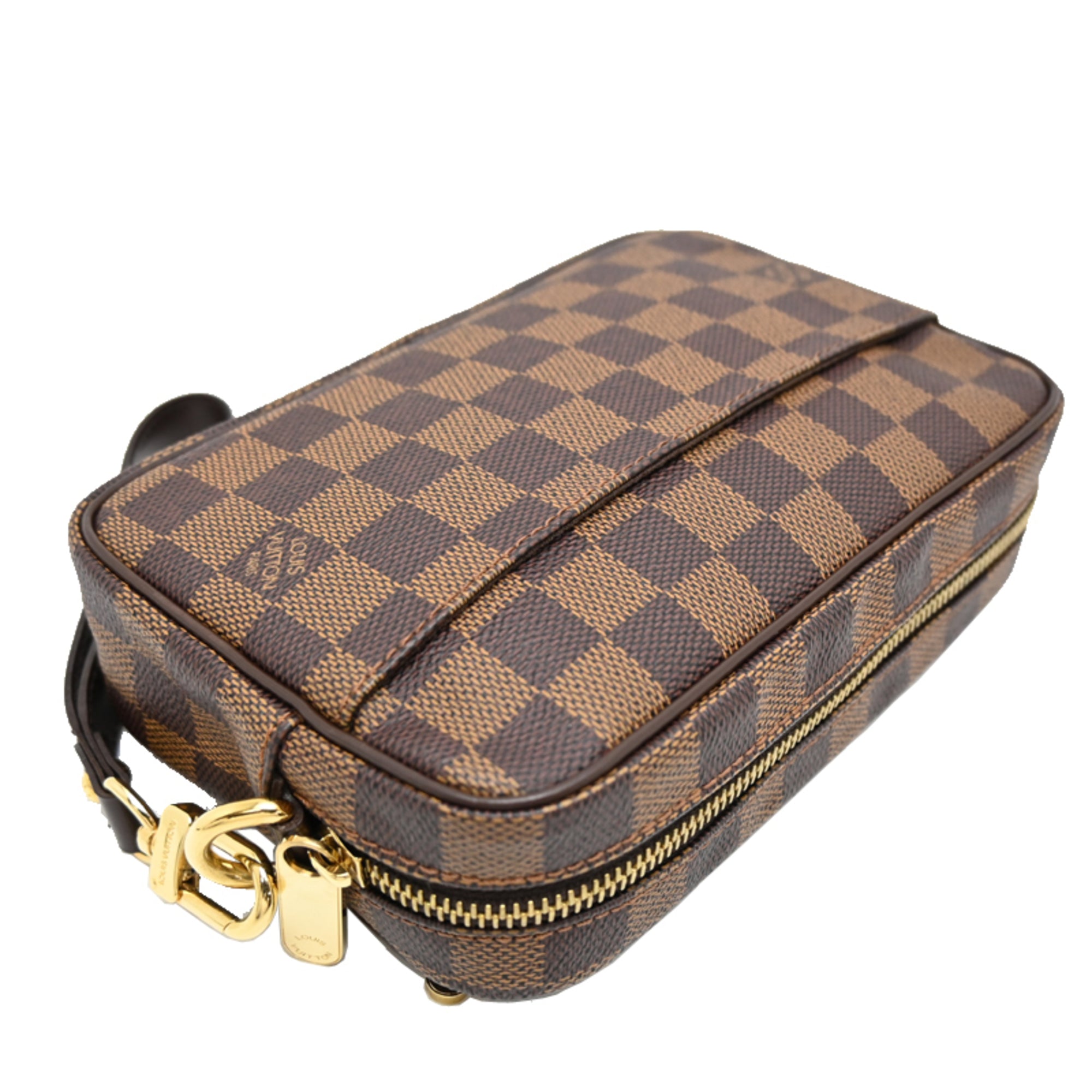 Louis Vuitton Brown Damier Canvas Pochette Shoulder Bag (Pre-Owned)