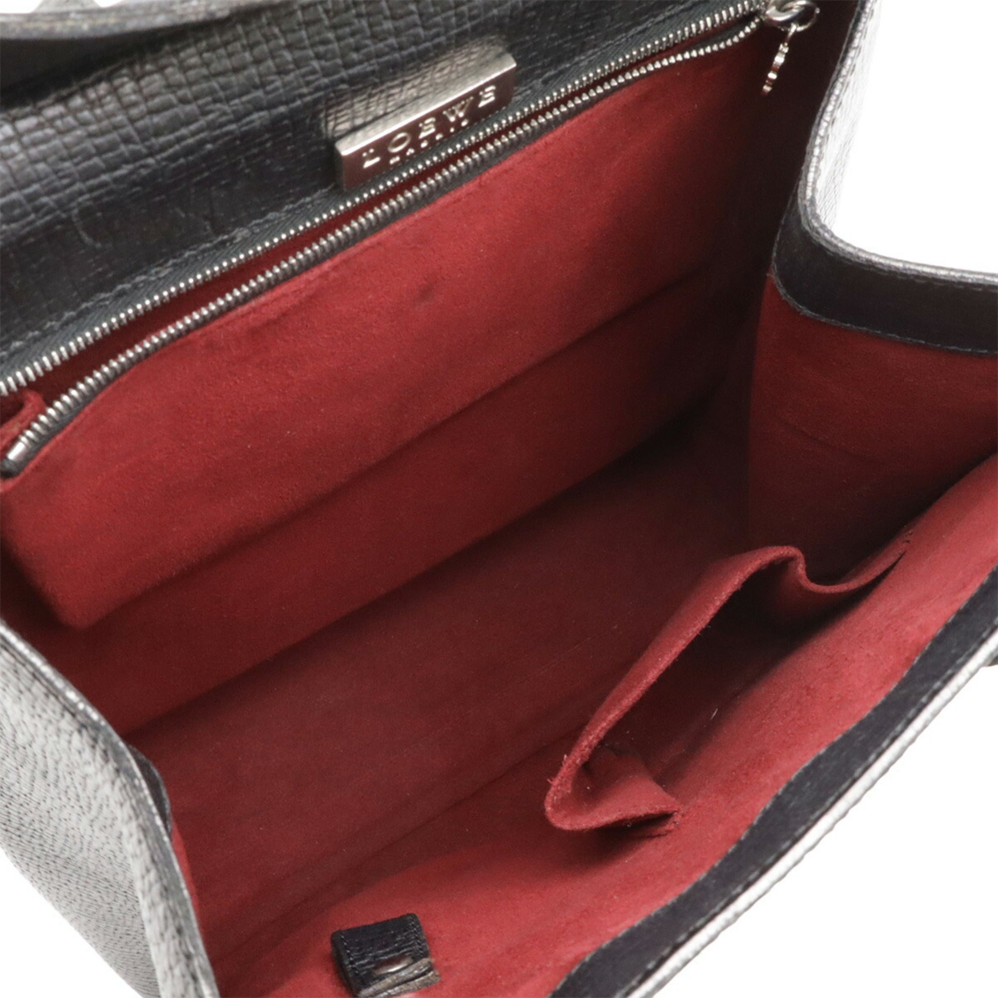 Loewe Black Leather Backpack (Pre-Owned)
