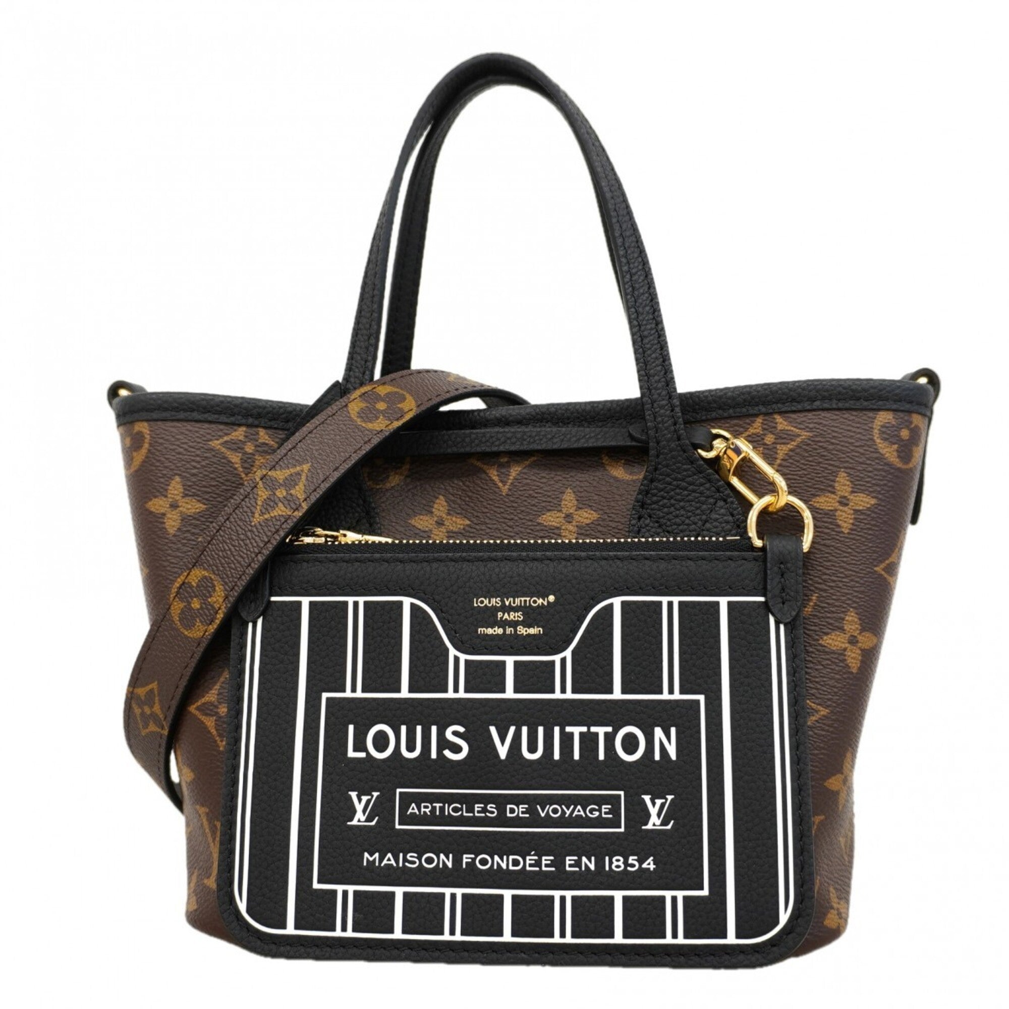 Louis Vuitton Brown Noir Handbag (Pre-Owned)