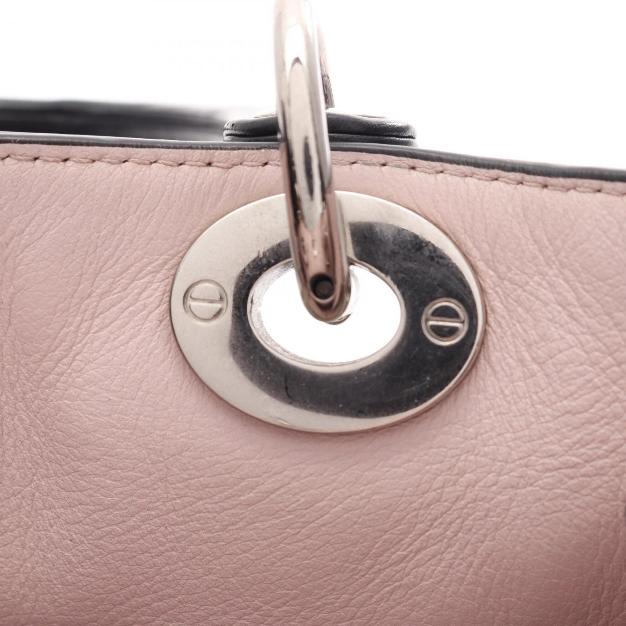 Christian Dior Black Leather Handbag Pouch (Pre-Owned)