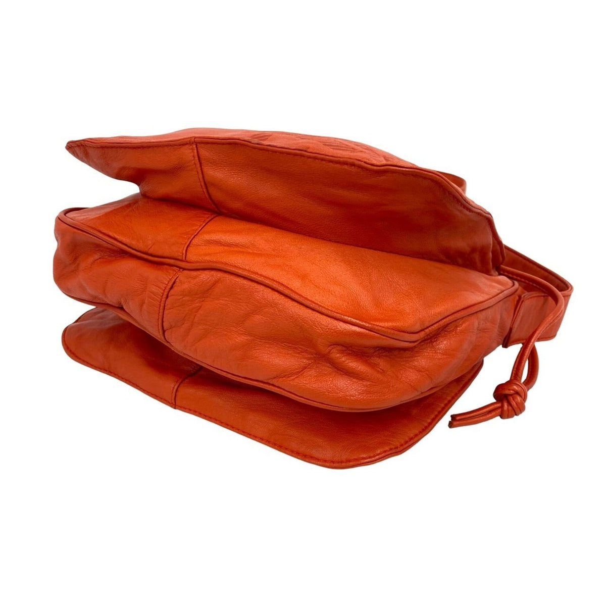 Loewe Orange Leather Crossbody Bag Shoulder Bag (Pre-Owned)