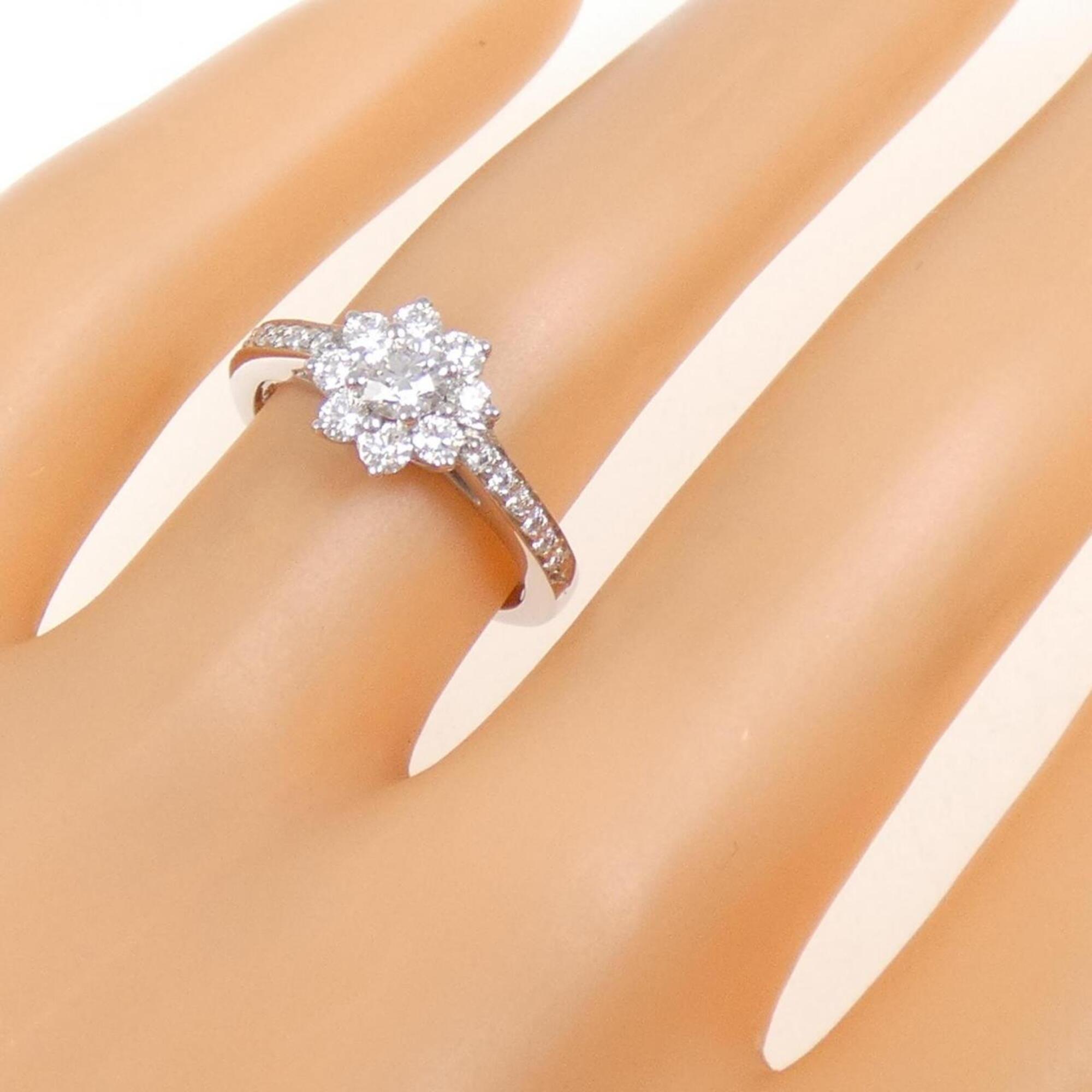 Tiffany Platinum Platinum 950 Band Ring (Pre-Owned)
