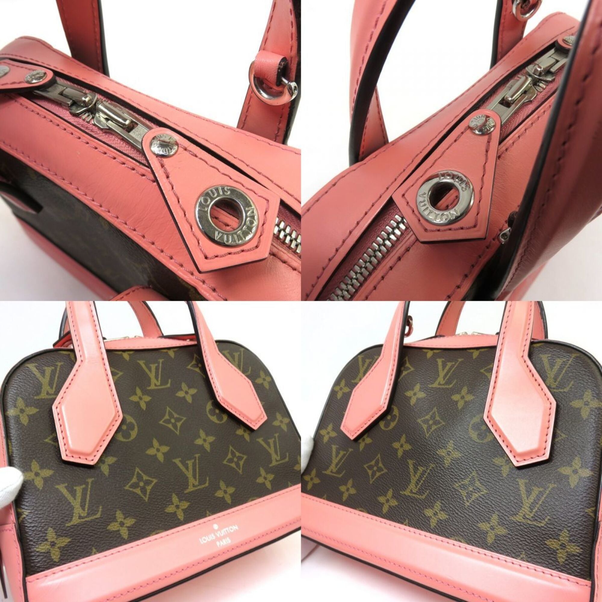 Louis Vuitton Monogram Corail Pink Monogram Handbag Shoulder Bag (Pre-Owned)