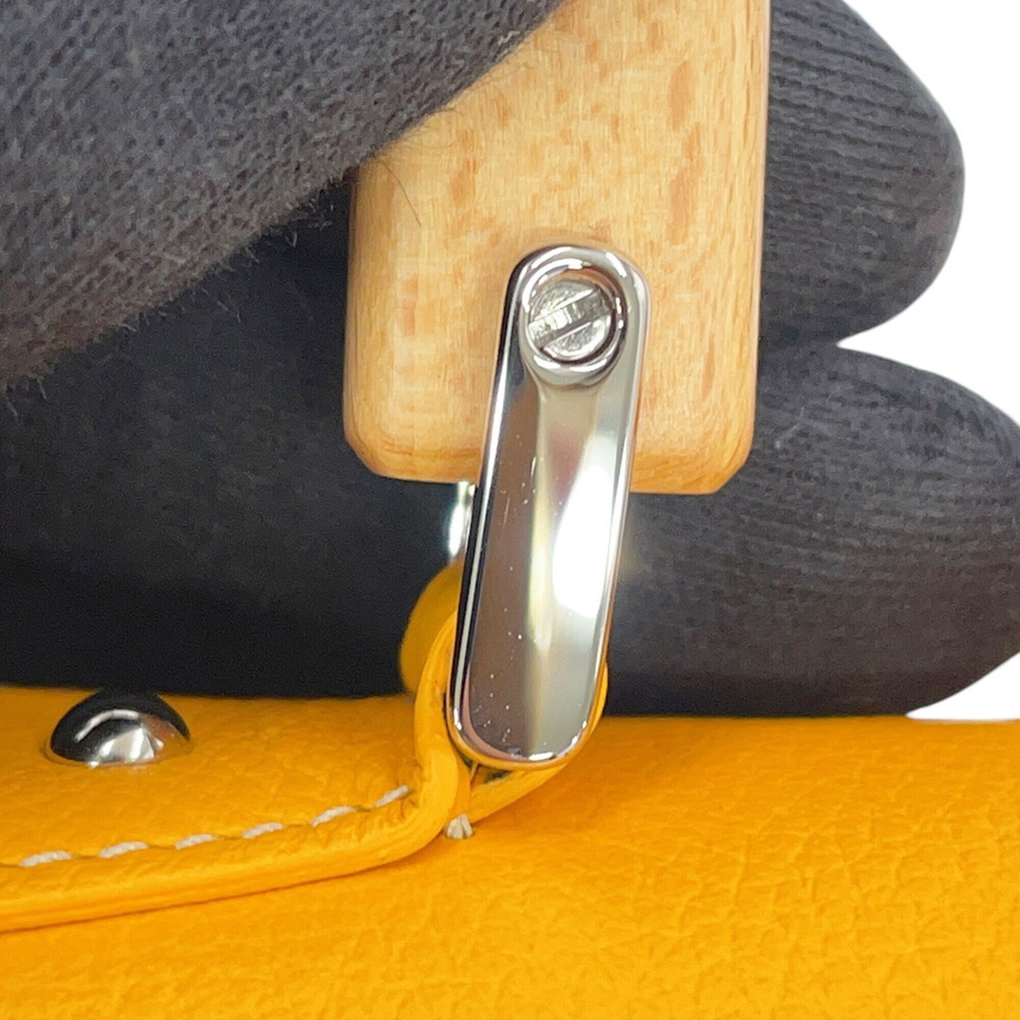 Goyard Yellow Pvc Leather Handbag (Pre-Owned)