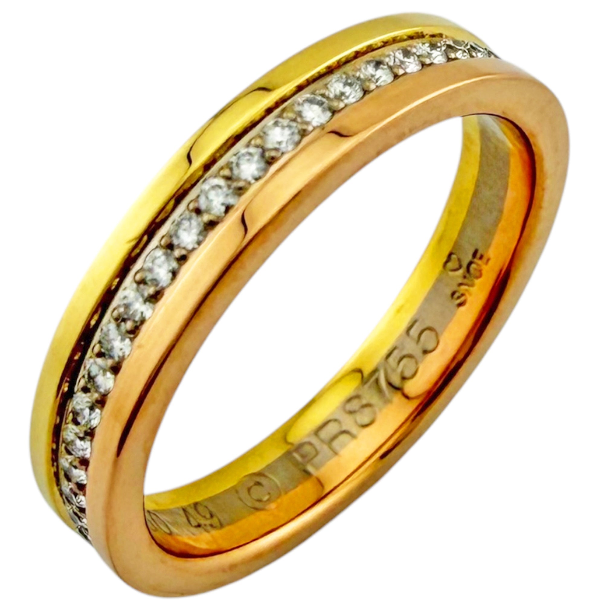 Cartier Louis Cartier Gold Silver Pink Gold Yellow Gold (18K) Pink Gold (18K) White Gold (18K) Wedding Ring (Pre-Owned)