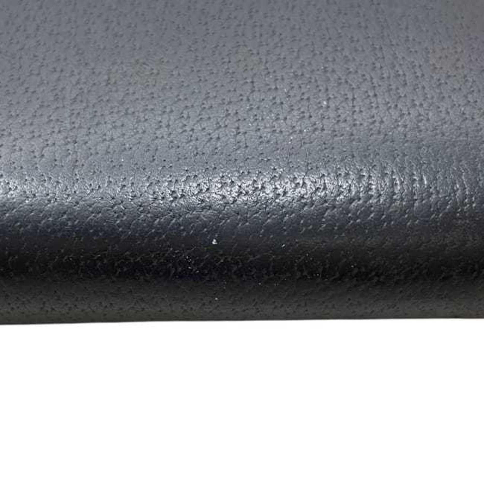 Gucci Black Leather Long Wallet (Bi-Fold) (Pre-Owned)