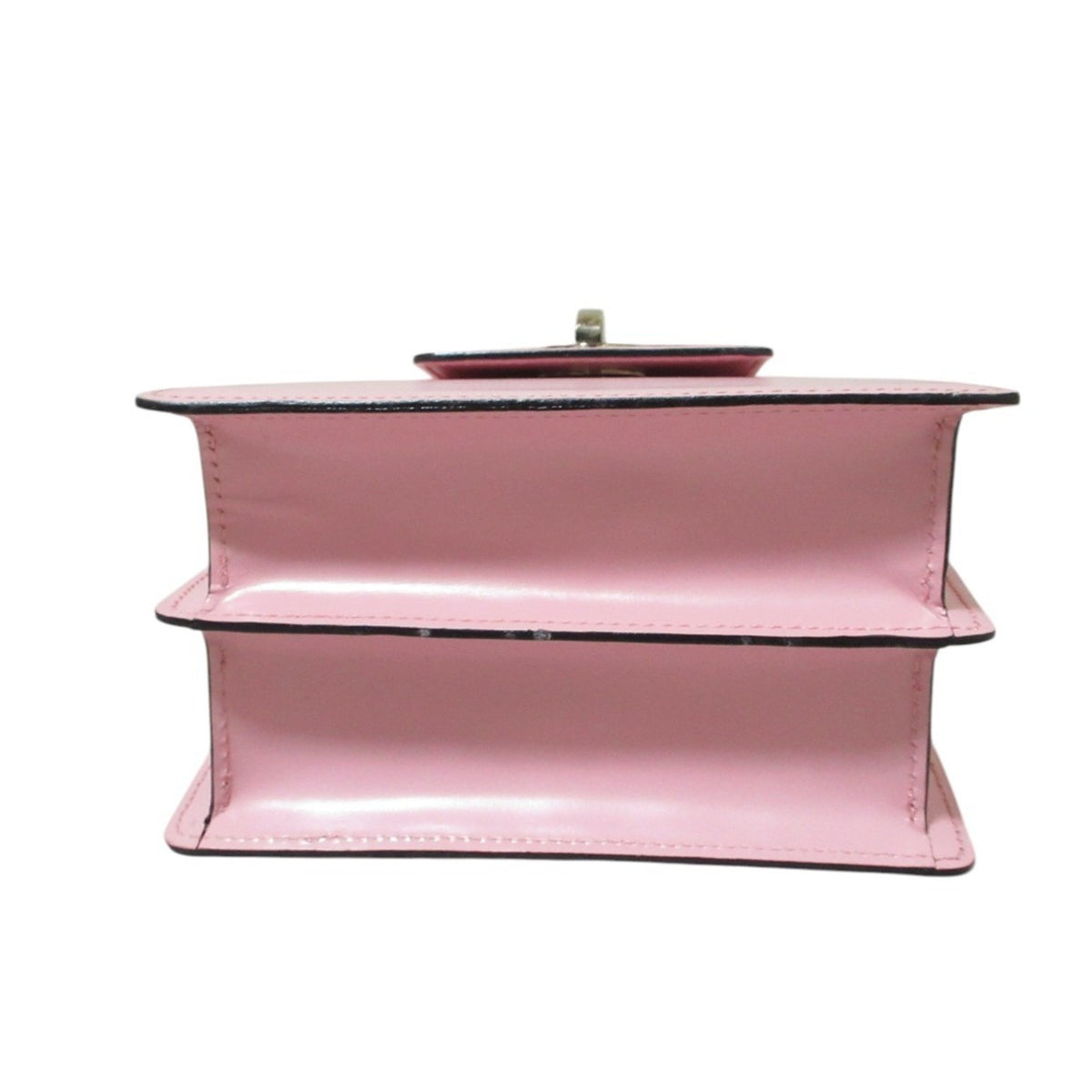 Bvlgari Pink Leather Handbag Shoulder Bag (Pre-Owned)