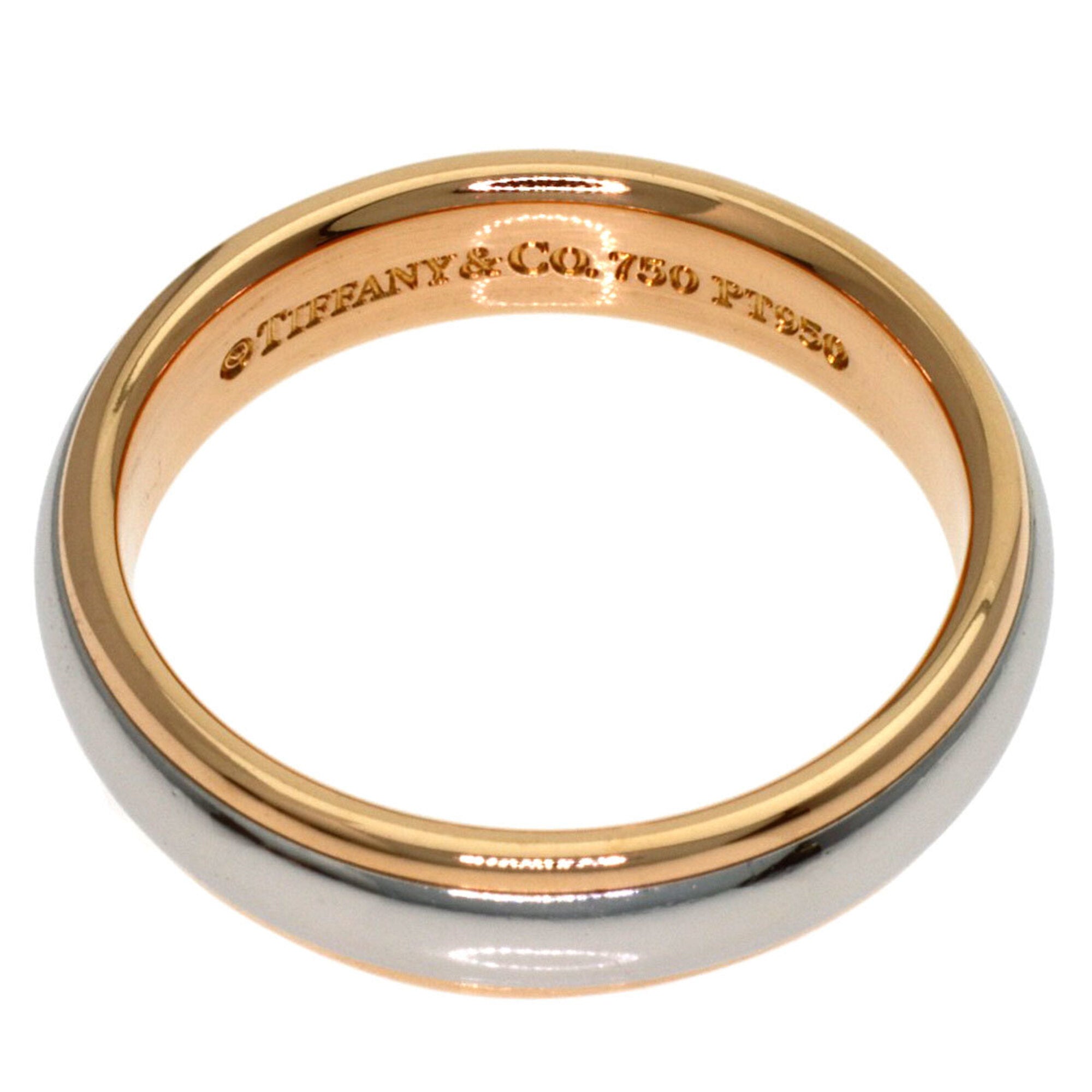 Tiffany Yellow Gold (18K) Platinum 950 Band Ring (Pre-Owned)