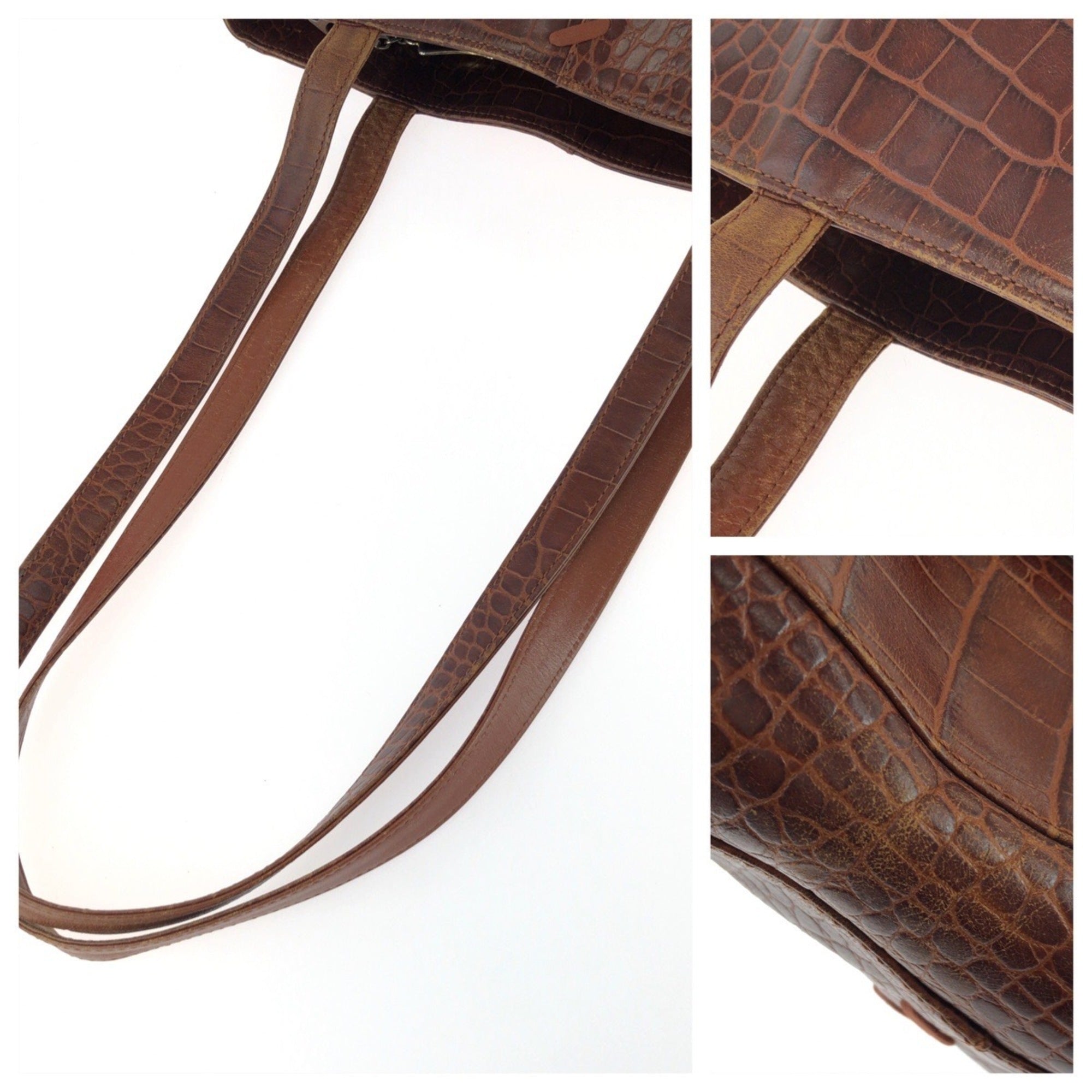 Yves Saint Laurent Brown Leather Shoulder Bag (Pre-Owned)