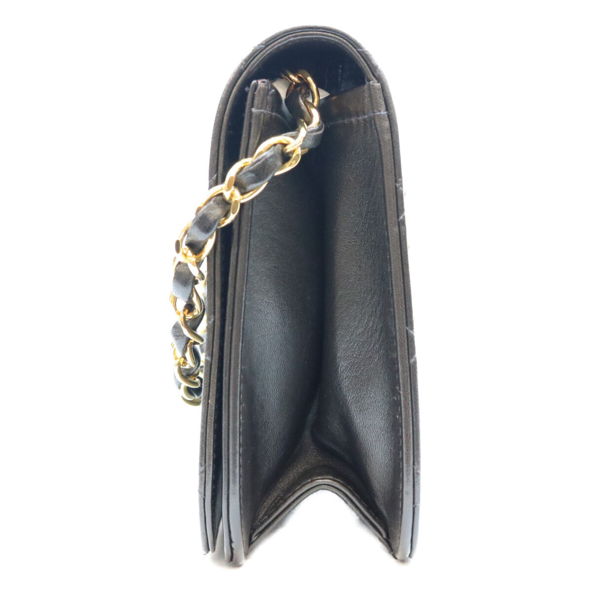 Chanel Black Leather Shoulder Bag (Pre-Owned)