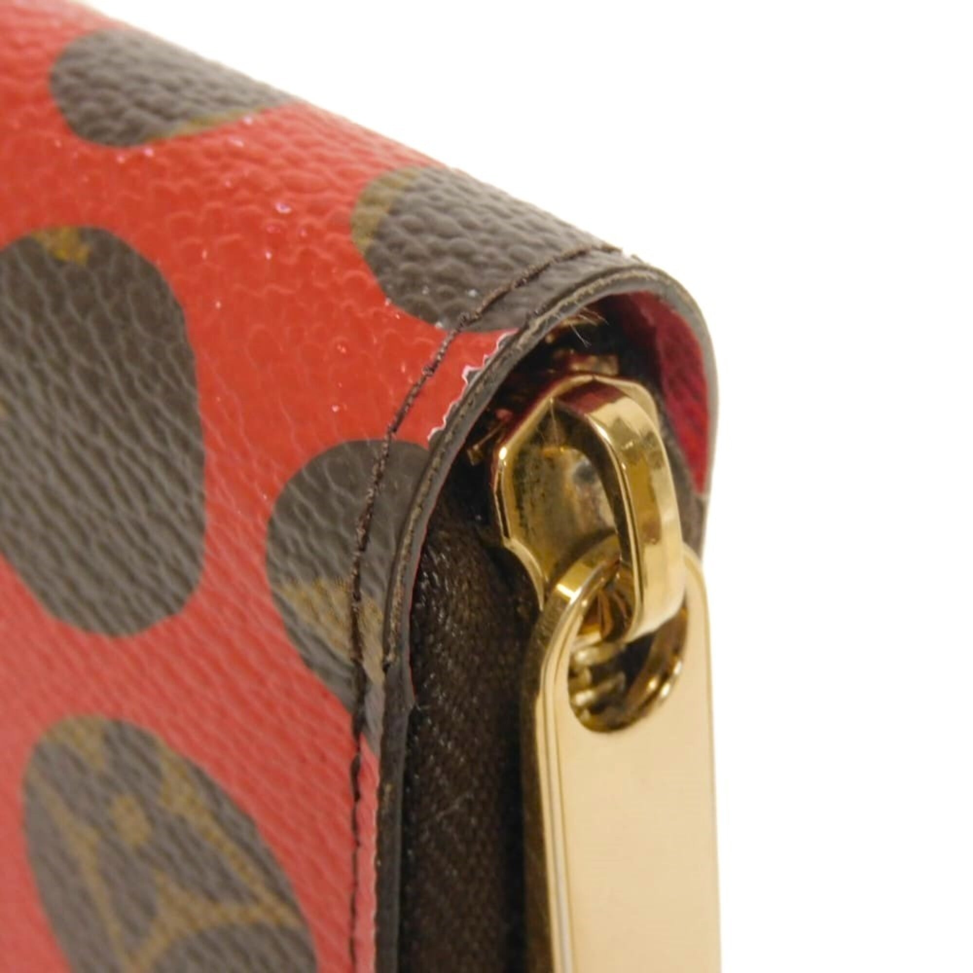Louis Vuitton Pumpkin Dot (Yayoi Kusama) Rouge Pumpkin Dot (Yayoi Kusama) Long Wallet (Bi-Fold) (Pre-Owned)