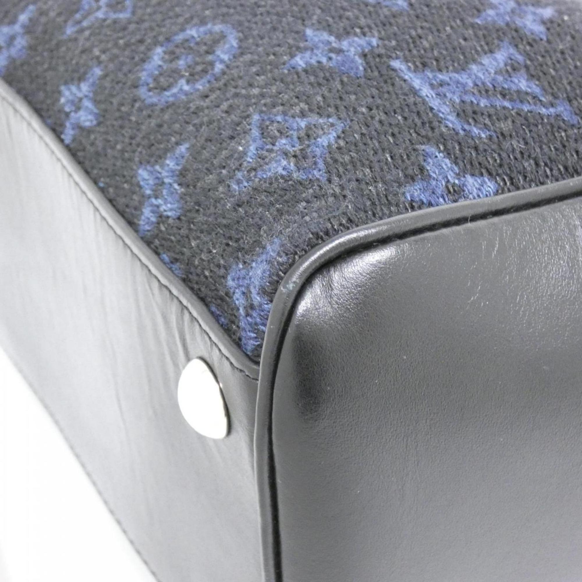 Louis Vuitton Blue Cobalt Jacquard Leather Handbag (Pre-Owned)