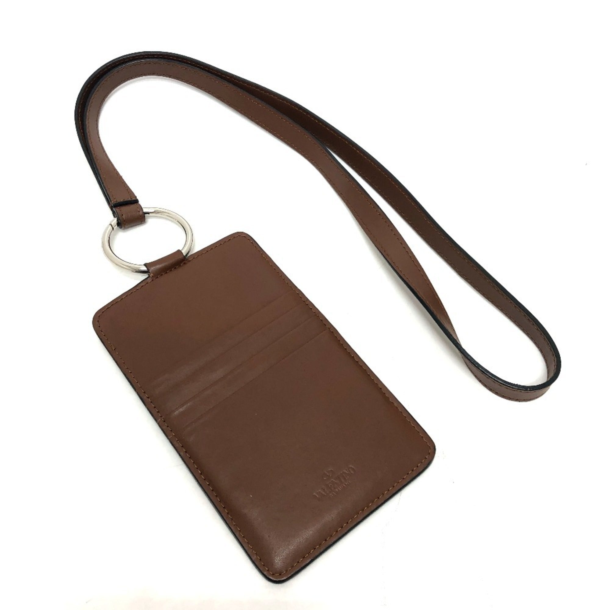 Valentino Brown Leather Shoulder Bag (Pre-Owned)