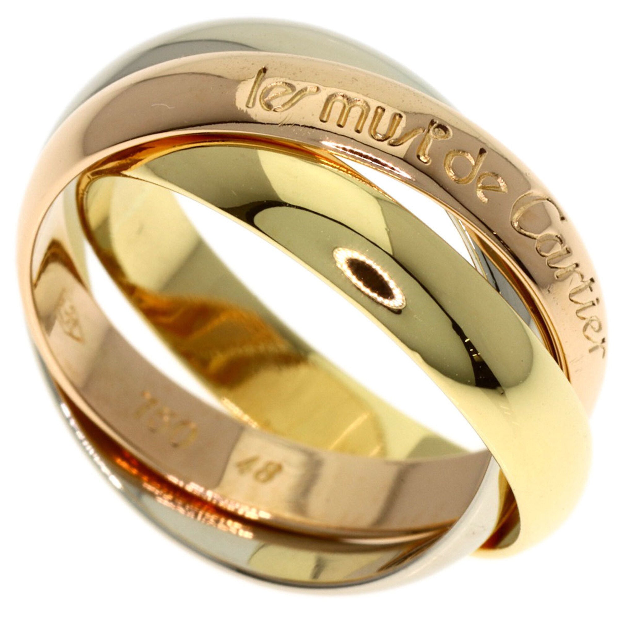 Cartier Yellow Gold (18K) Pink Gold (18K) White Gold (18K) Band Ring (Pre-Owned)