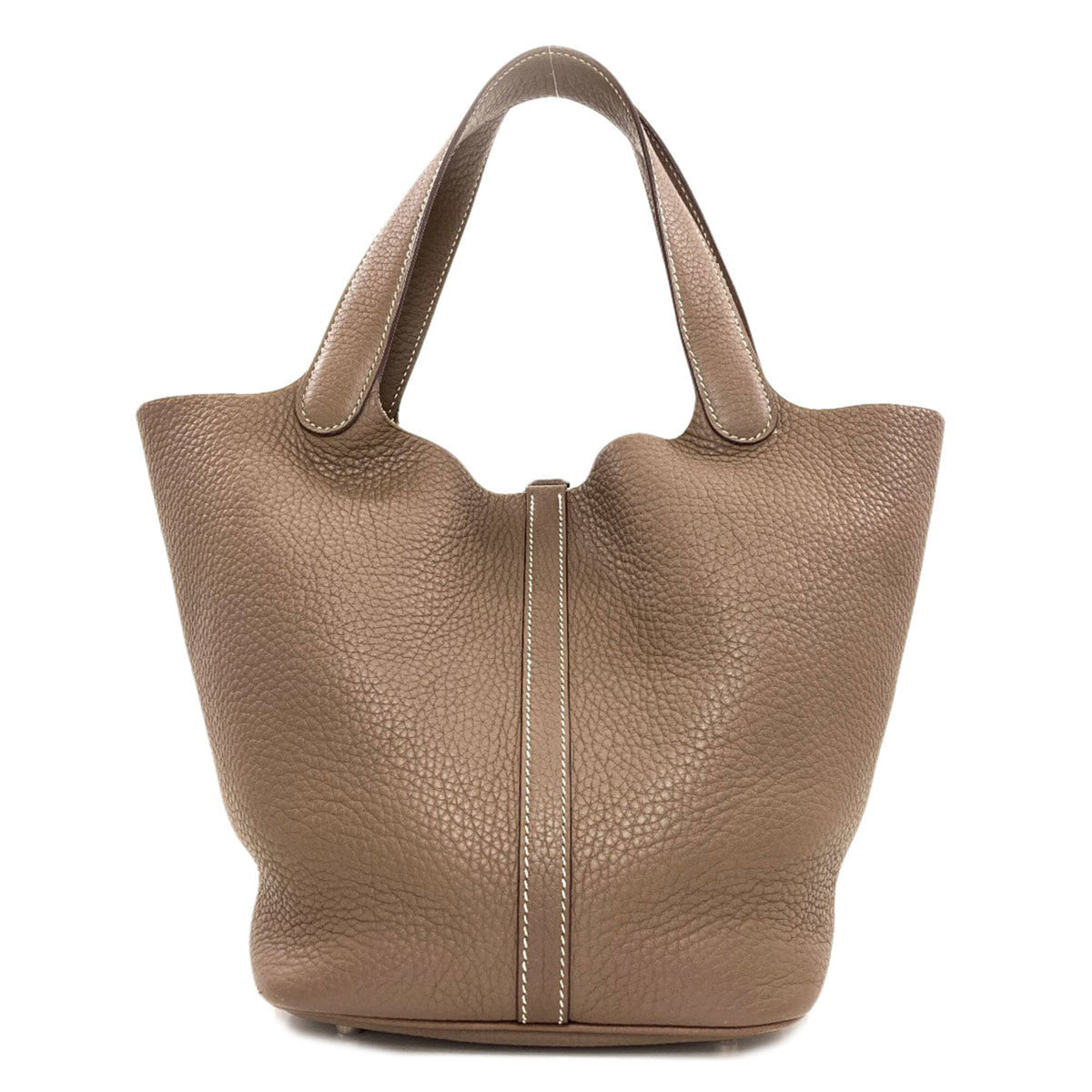 Hermes Picotin Etoupe Gray Handbag (Pre-Owned)