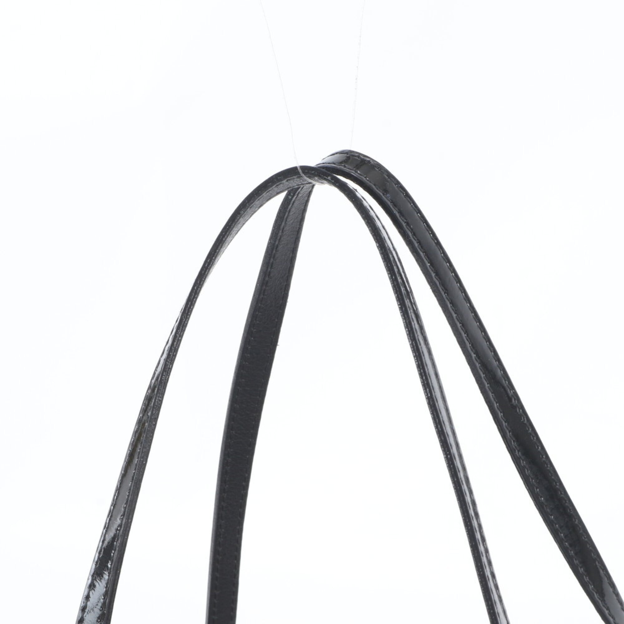 Gucci Black Brown Leather Canvas Handbag Shoulder Bag Tote Bag (Pre-Owned)