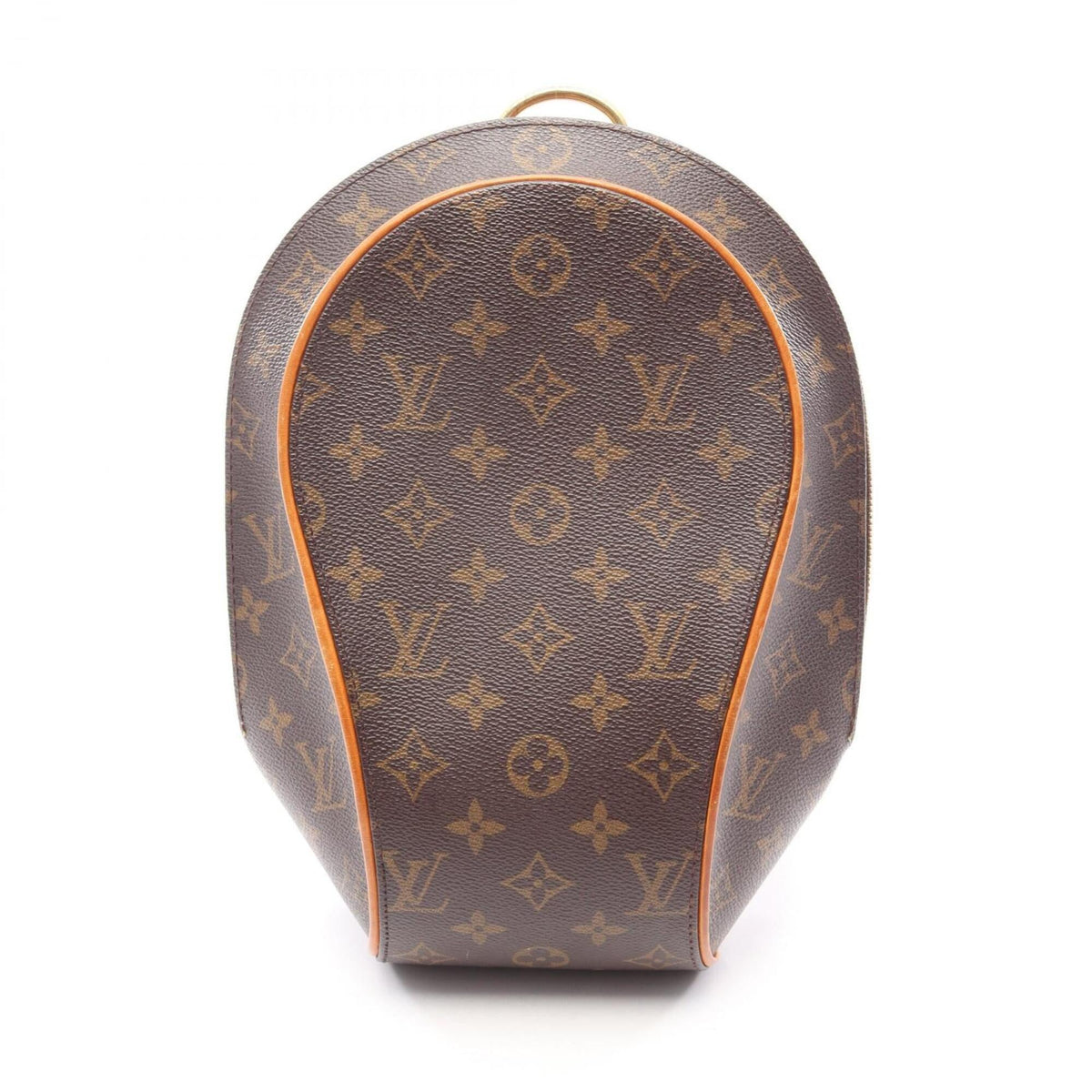 Louis Vuitton Brown Coated Canvas Leather Backpack Handbag (Pre-Owned)