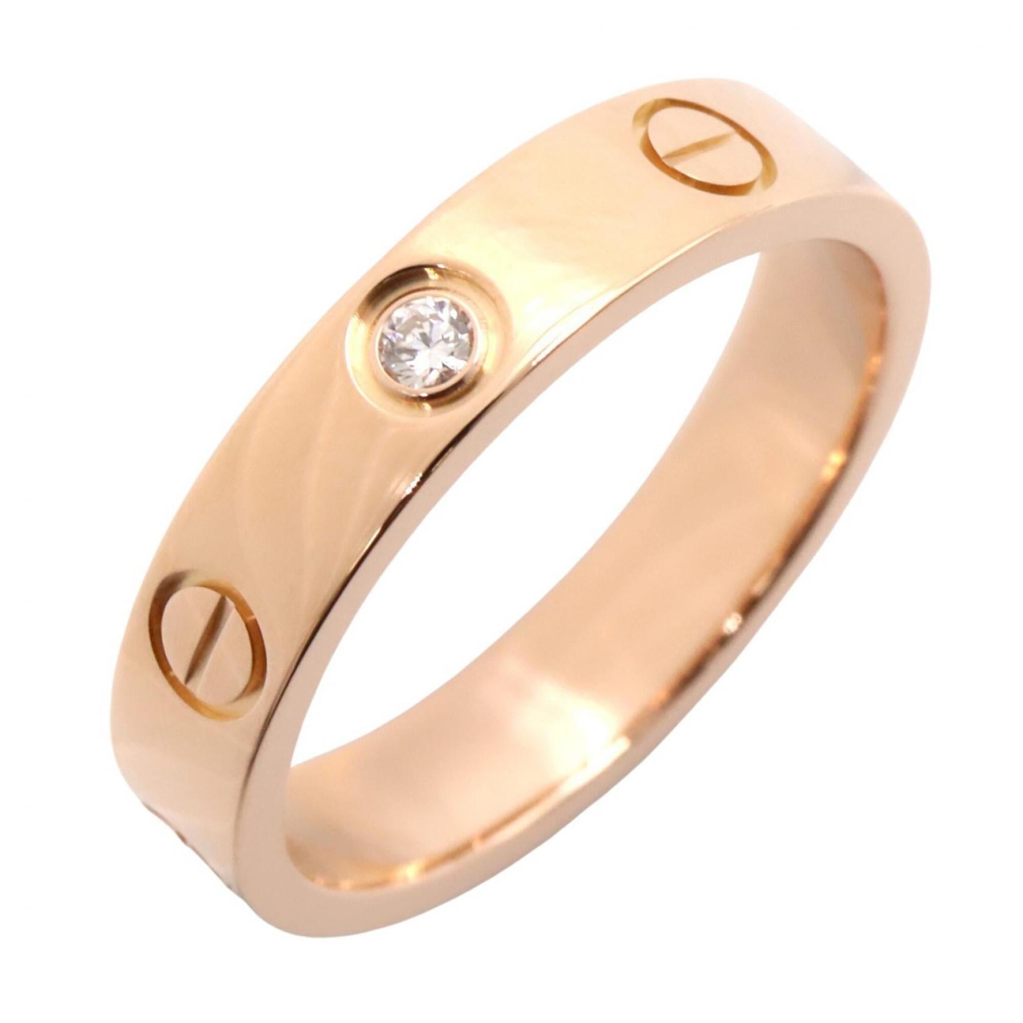 Cartier Gold Clear Pink Gold (18K) Band Ring (Pre-Owned)