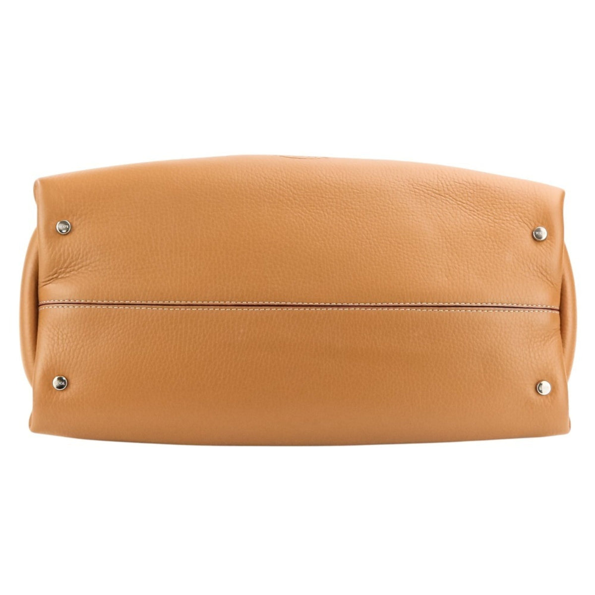 Tod's Brown Leather Shoulder Bag Tote Bag (Pre-Owned)