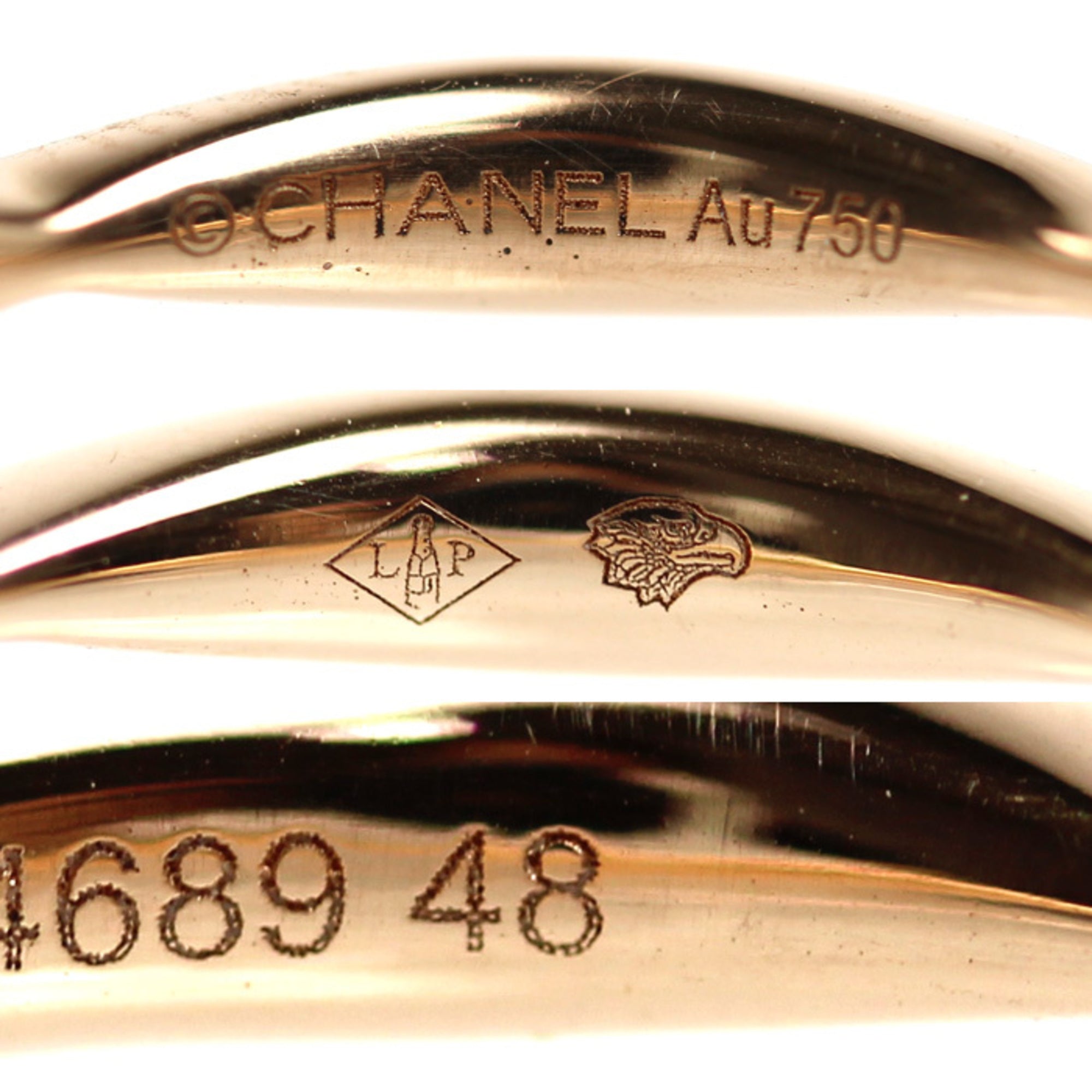Chanel Pink Gold (18K) Band Ring (Pre-Owned)