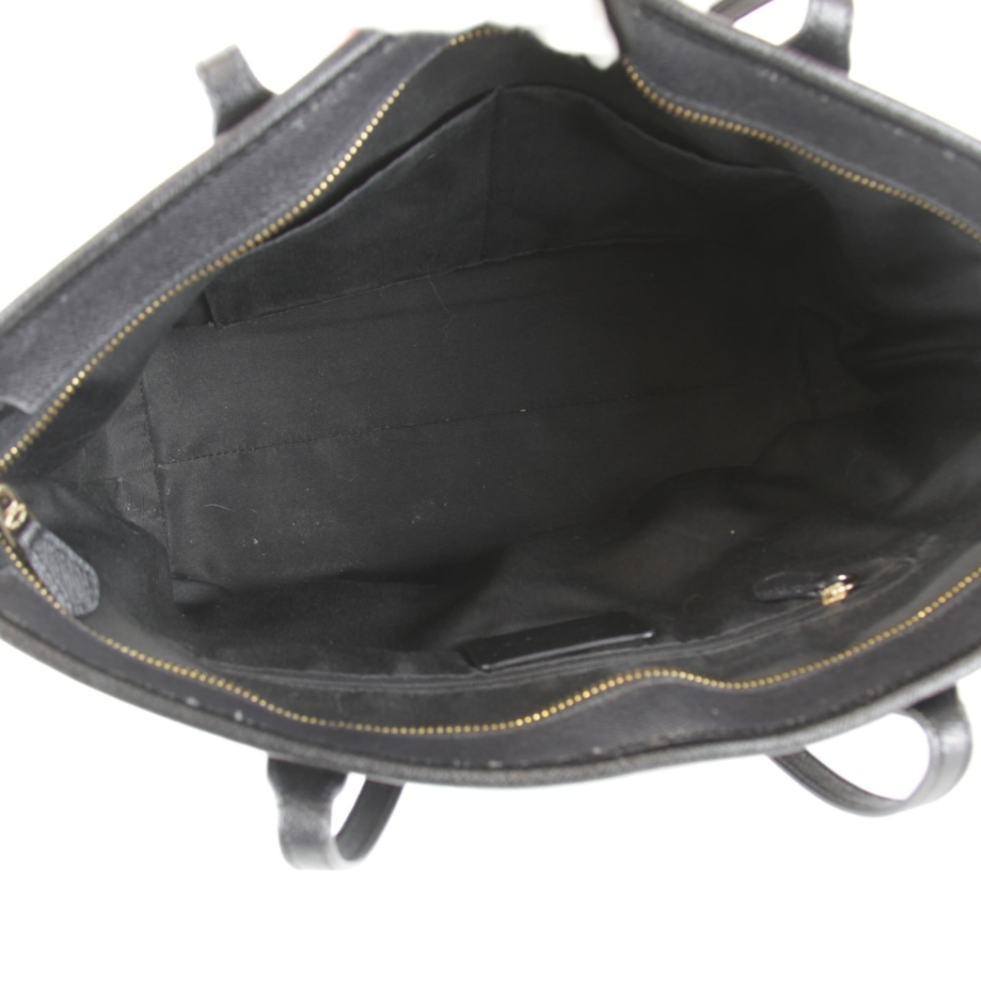 Coach Black Leather Tote Bag (Pre-Owned)