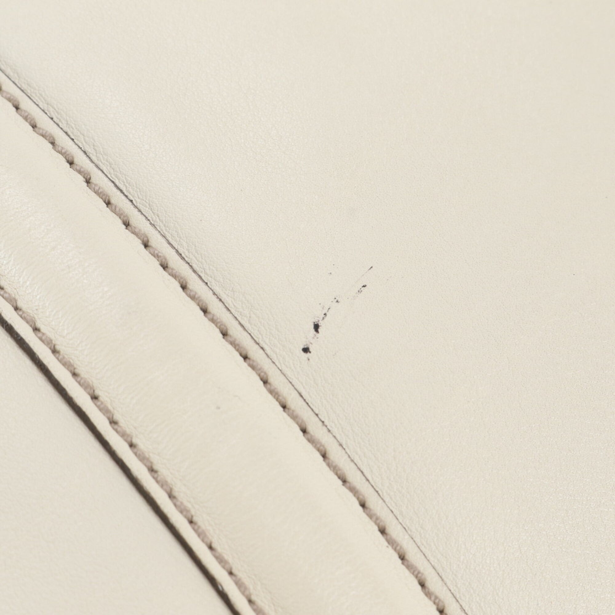 Gucci Beige Leather Handbag Tote Bag (Pre-Owned)