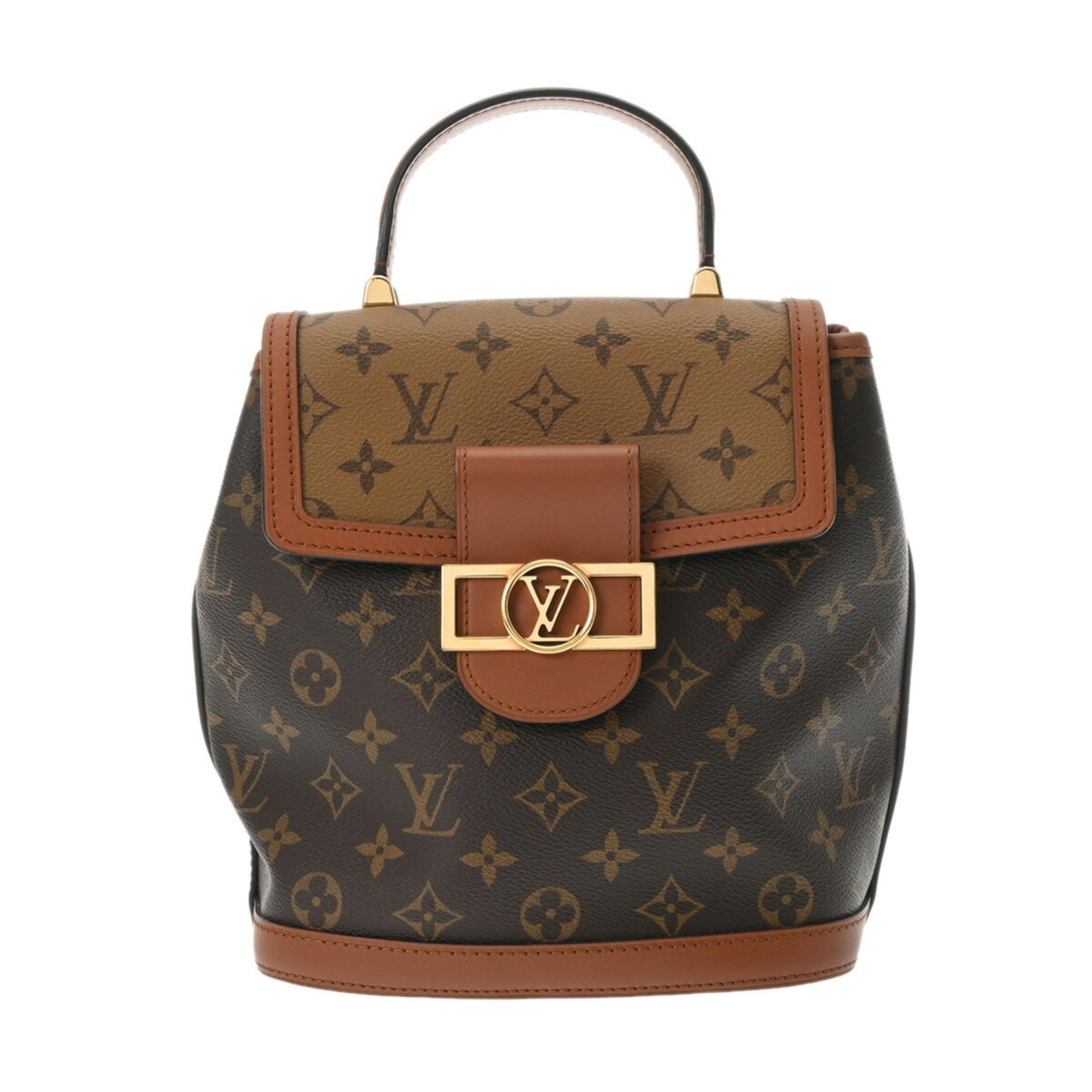 Louis Vuitton Brown Monogram Canvas Backpack (Pre-Owned)