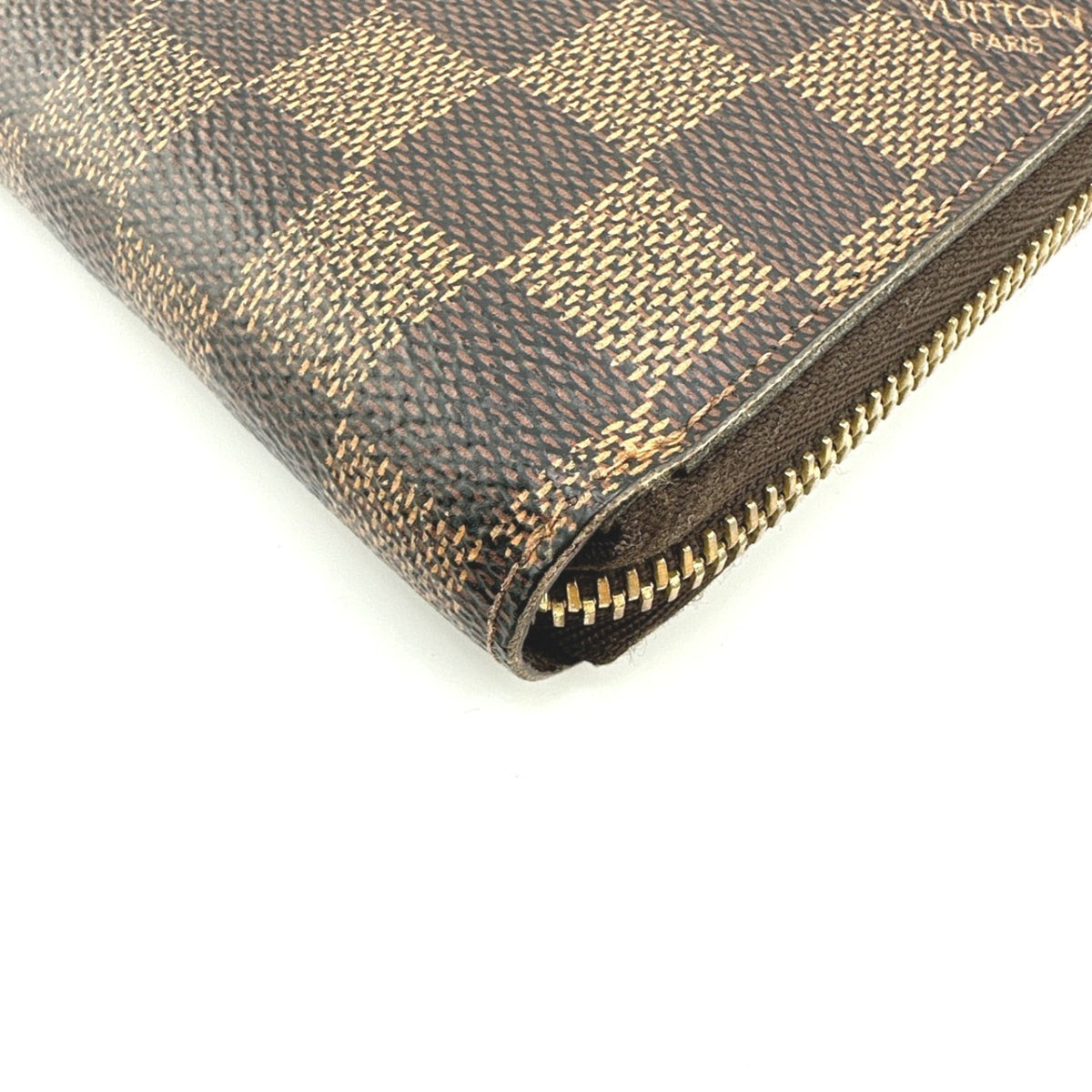 Louis Vuitton Brown Ebene Damier Canvas Long Wallet (Bi-Fold) (Pre-Owned)