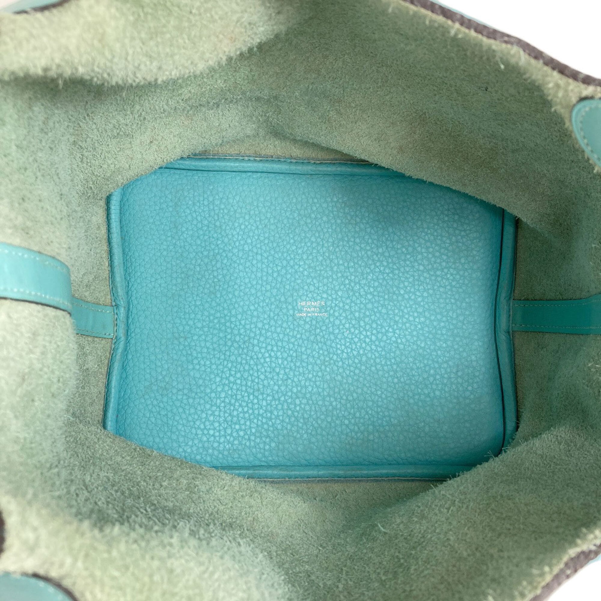 Hermes Blue Atoll Handbag (Pre-Owned)
