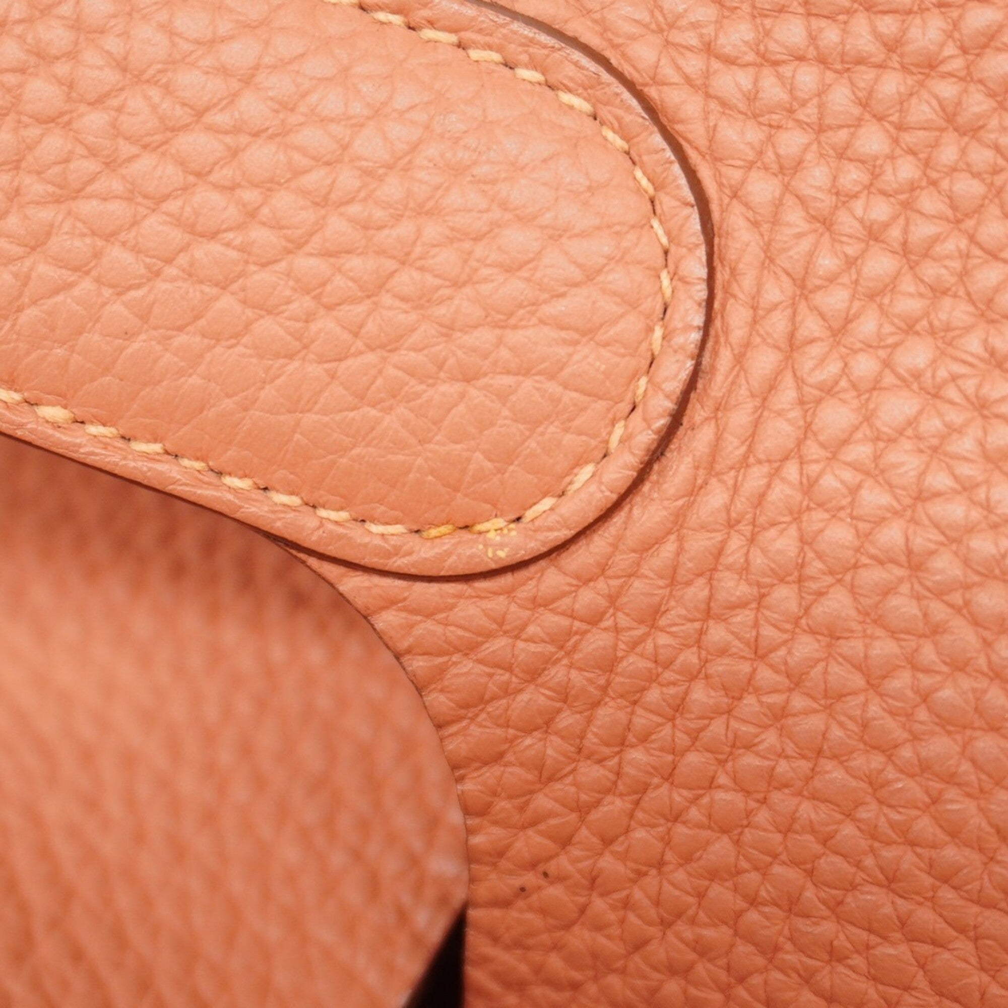 Hermes Crevette Taurillon Clemence Leather Handbag (Pre-Owned)