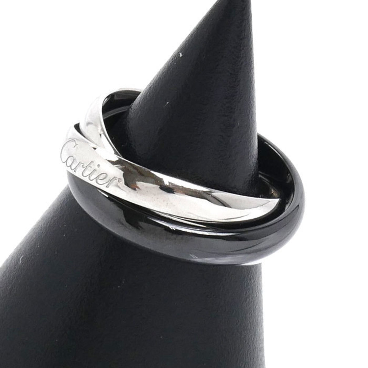 Cartier White Gold (18K) Ceramic Band Ring (Pre-Owned)