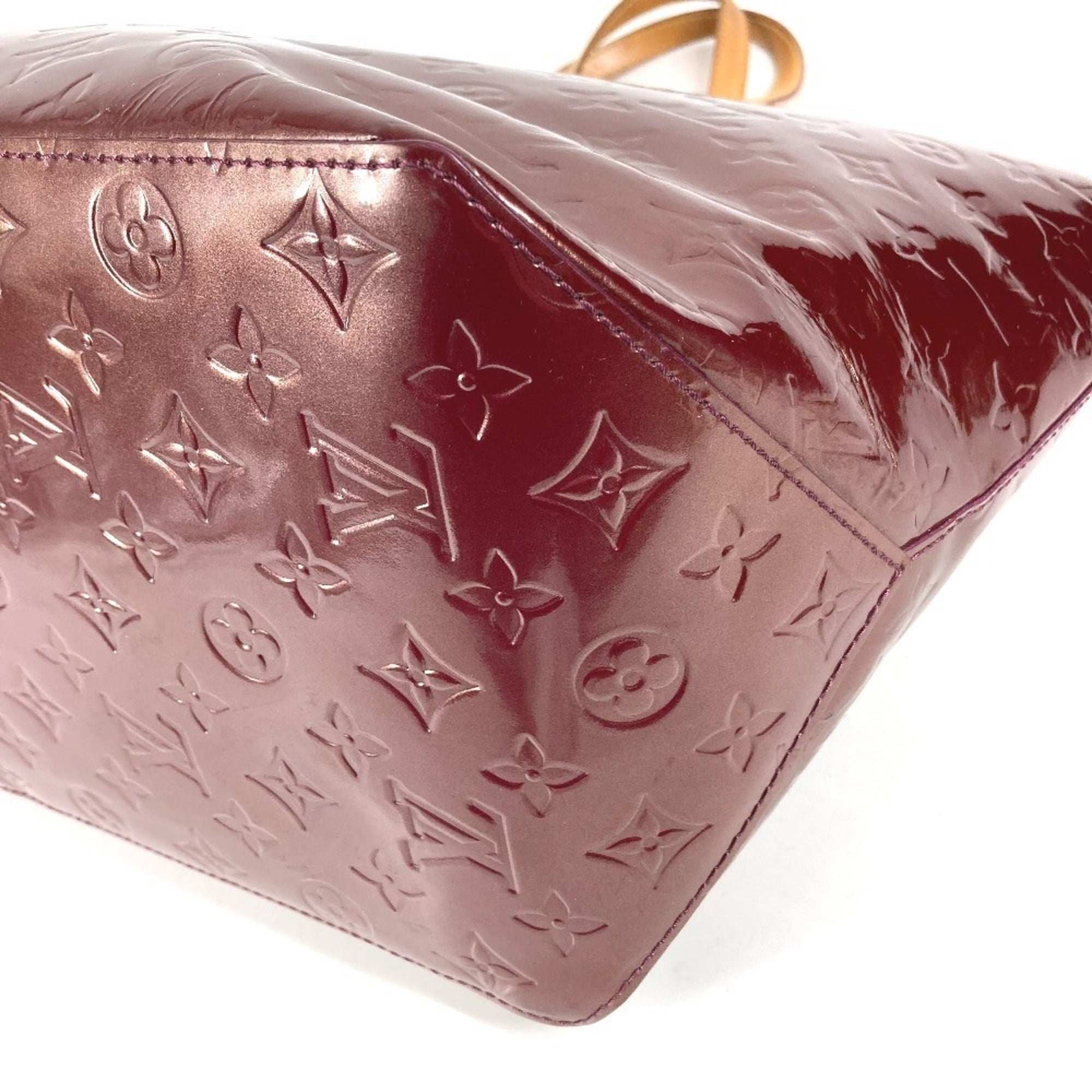Louis Vuitton Purple Monogram Vernis Canvas Shoulder Bag Tote Bag (Pre-Owned)